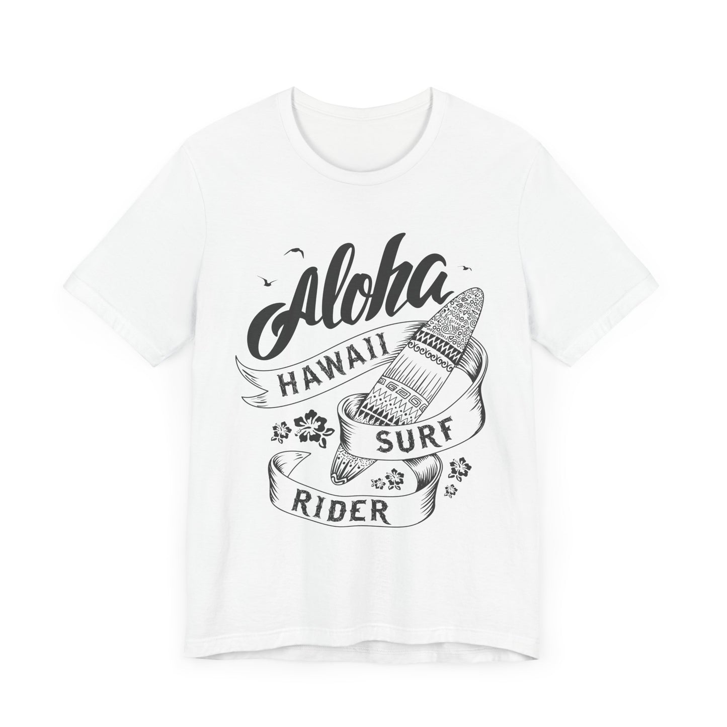Aloha, Hawaii, Surf Rider - Unisex Jersey Short Sleeve Tee - 13181