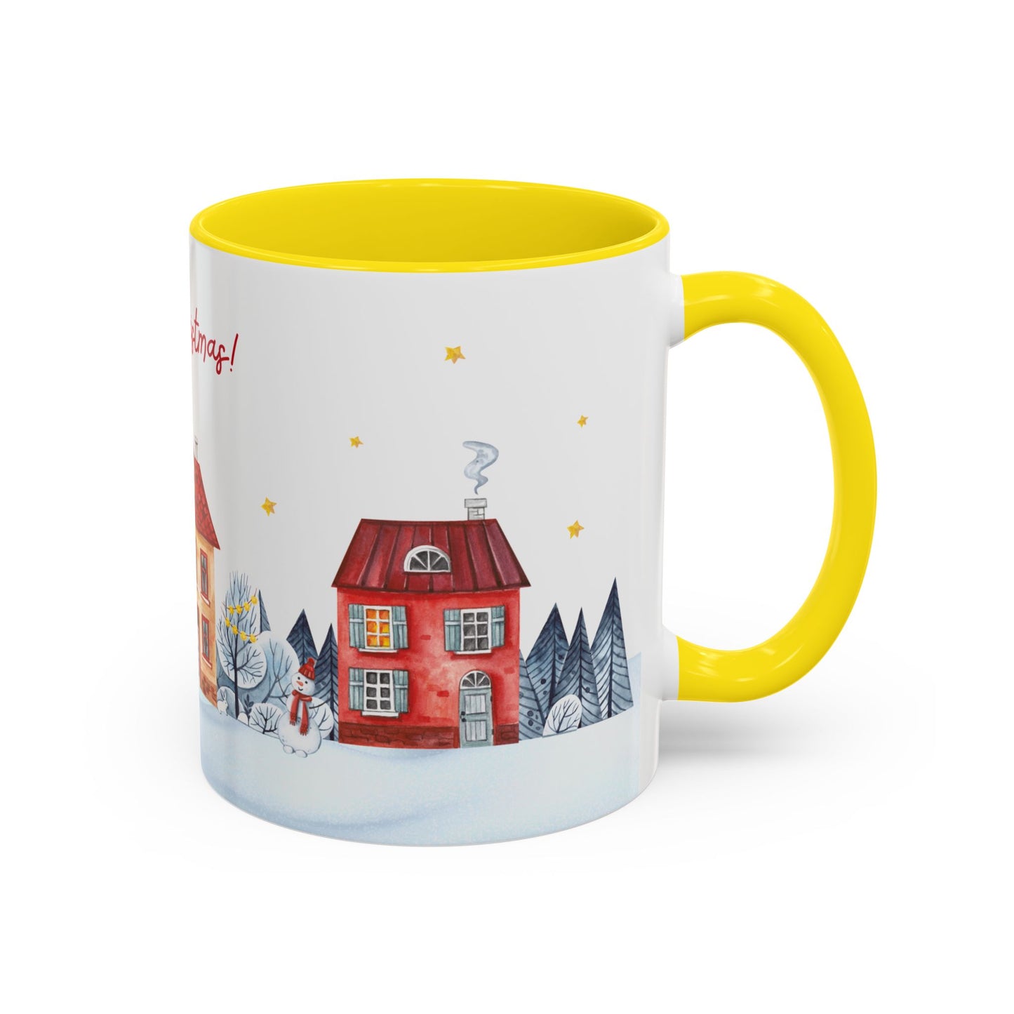 Merry Christmas, Holiday Vibe - Accent Coffee Mug (11, 15oz) - 11079