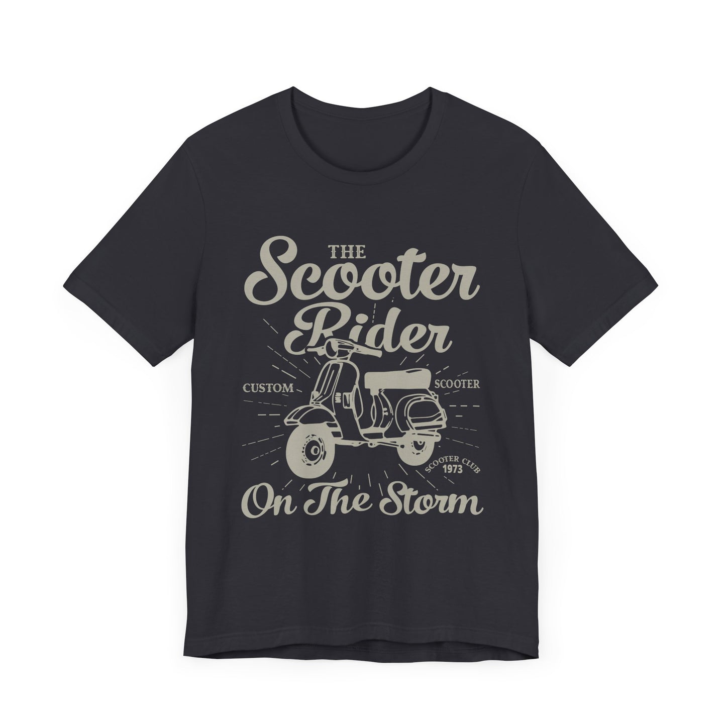 The Scooter Rider - Unisex Jersey Short Sleeve Tee - 13311