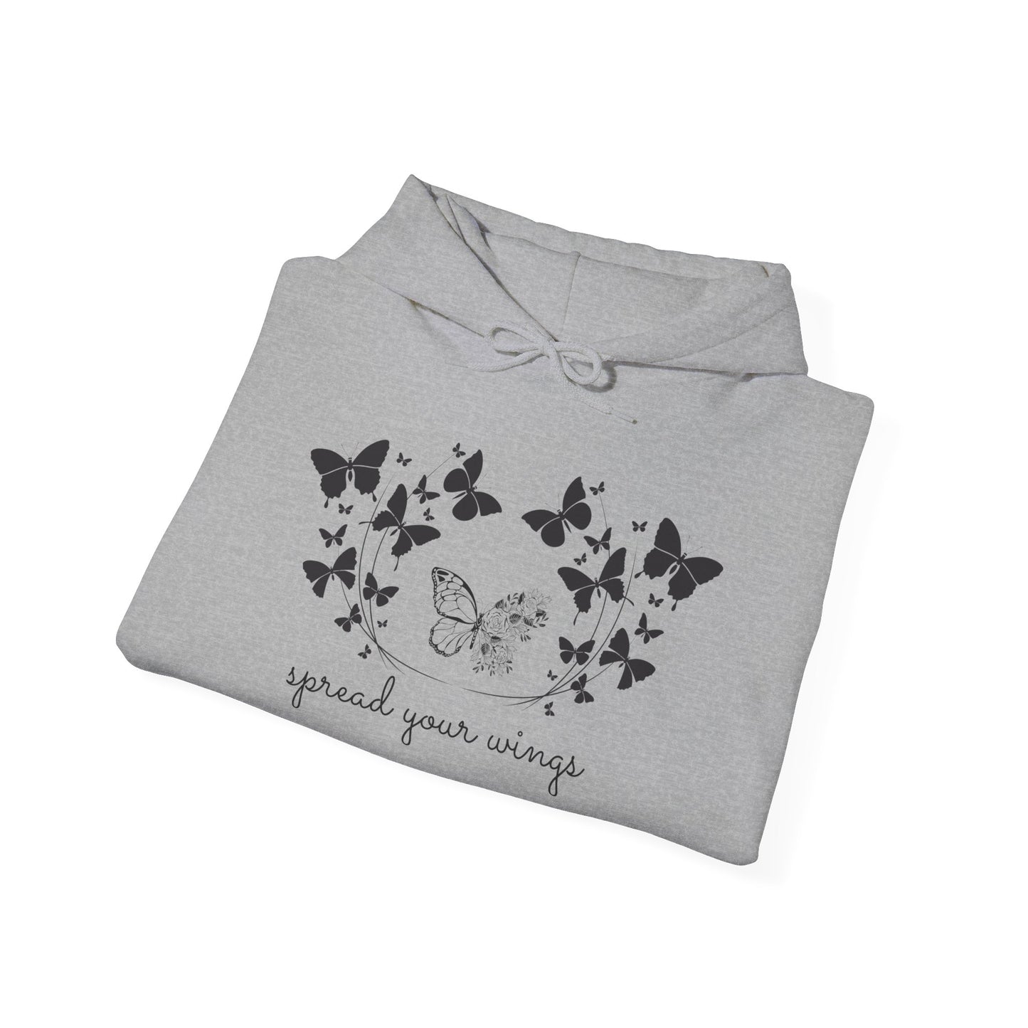 Butterfly, Spread Your Wings -  Unisex Heavy Blend™ Hooded Sweatshirt