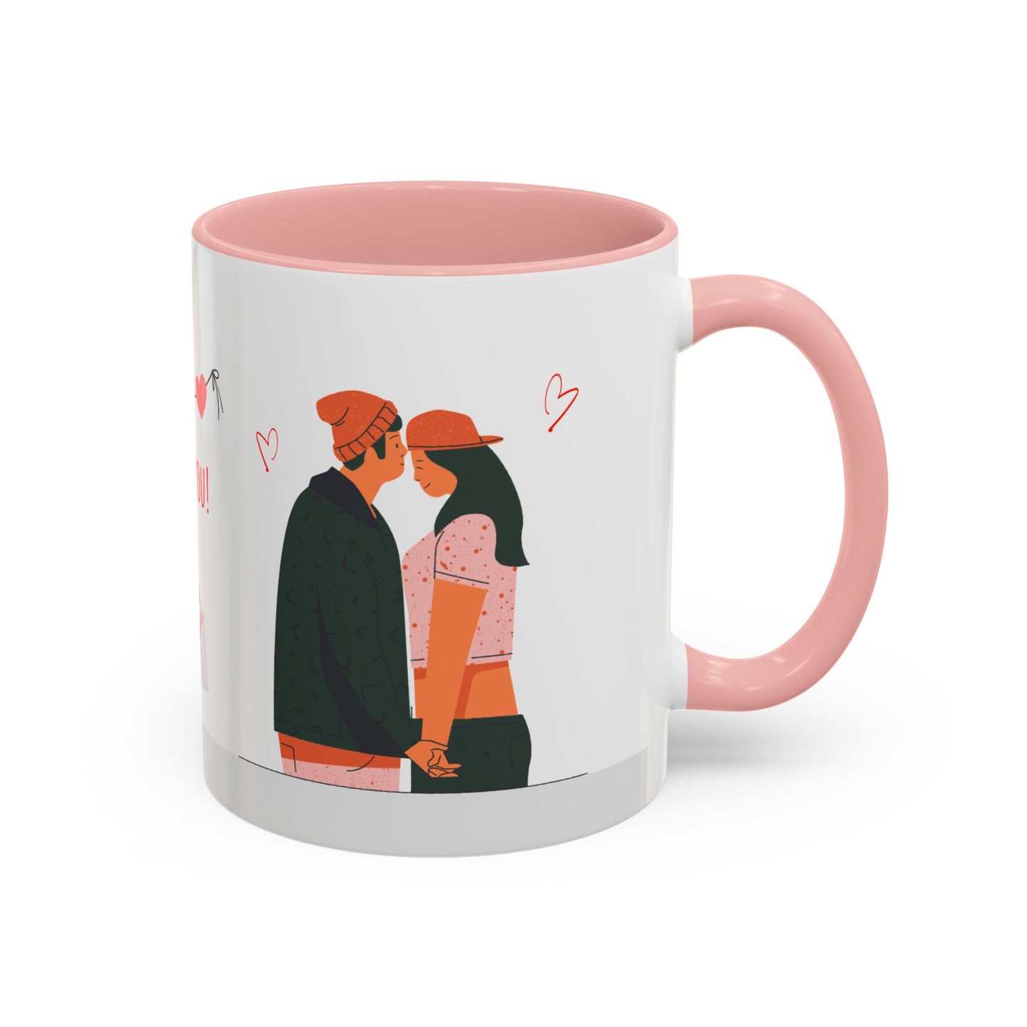 I love You - Accent Coffee Mug (11, 15oz) - 11136