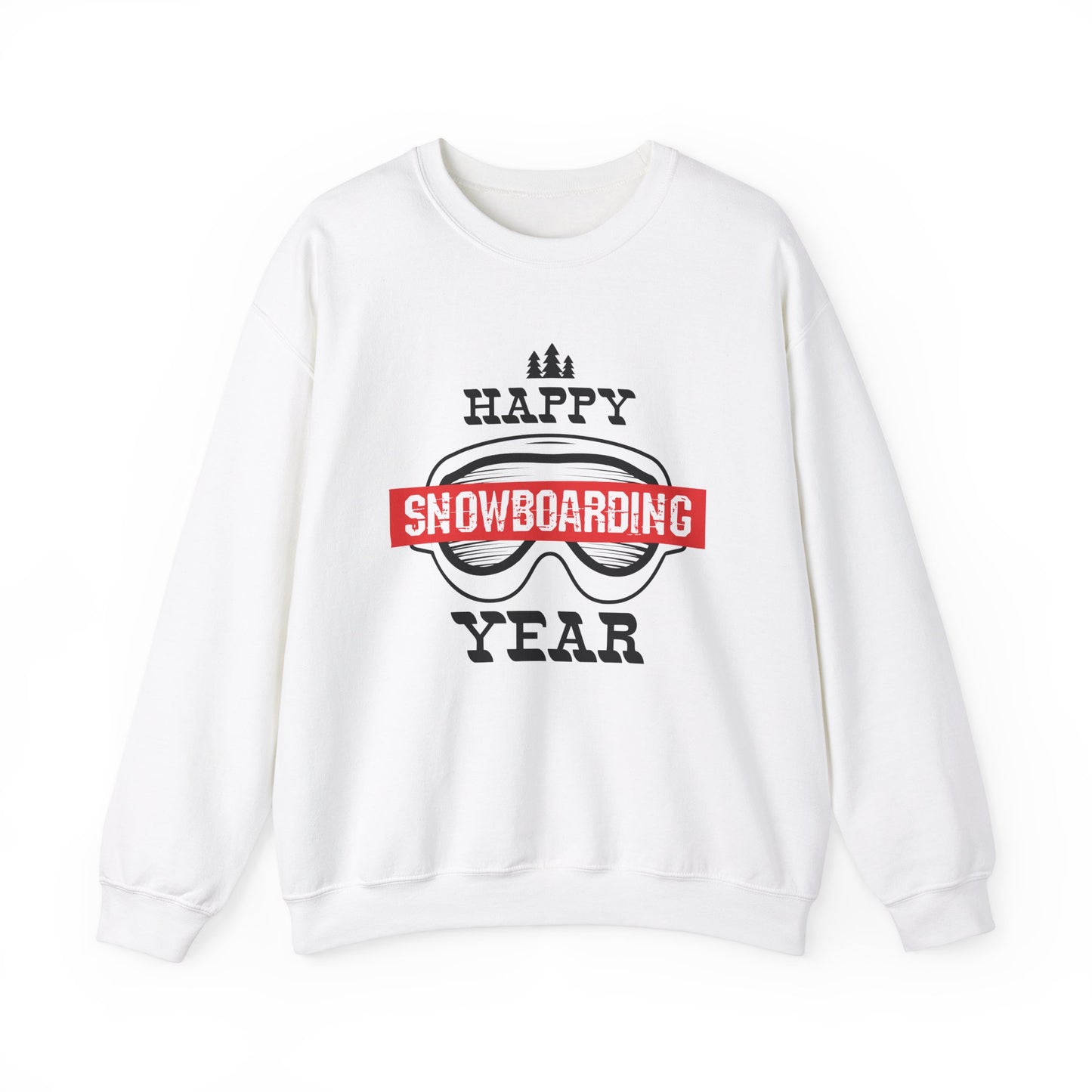 Happy Snowboarding Year - Unisex Heavy Blend™ Crewneck Sweatshirt