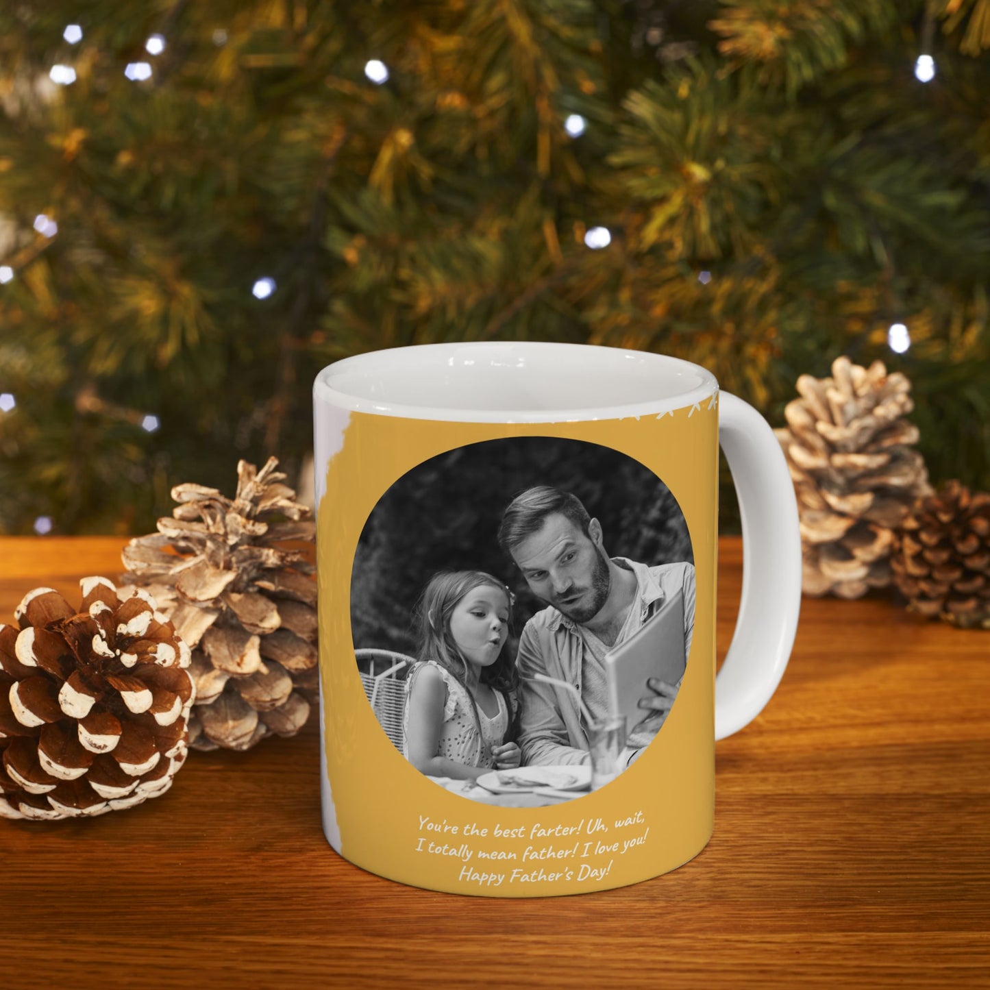 "Hey Dad, Did You Know? You're Stinkin' Cool!" Ceramic Mug - 12904