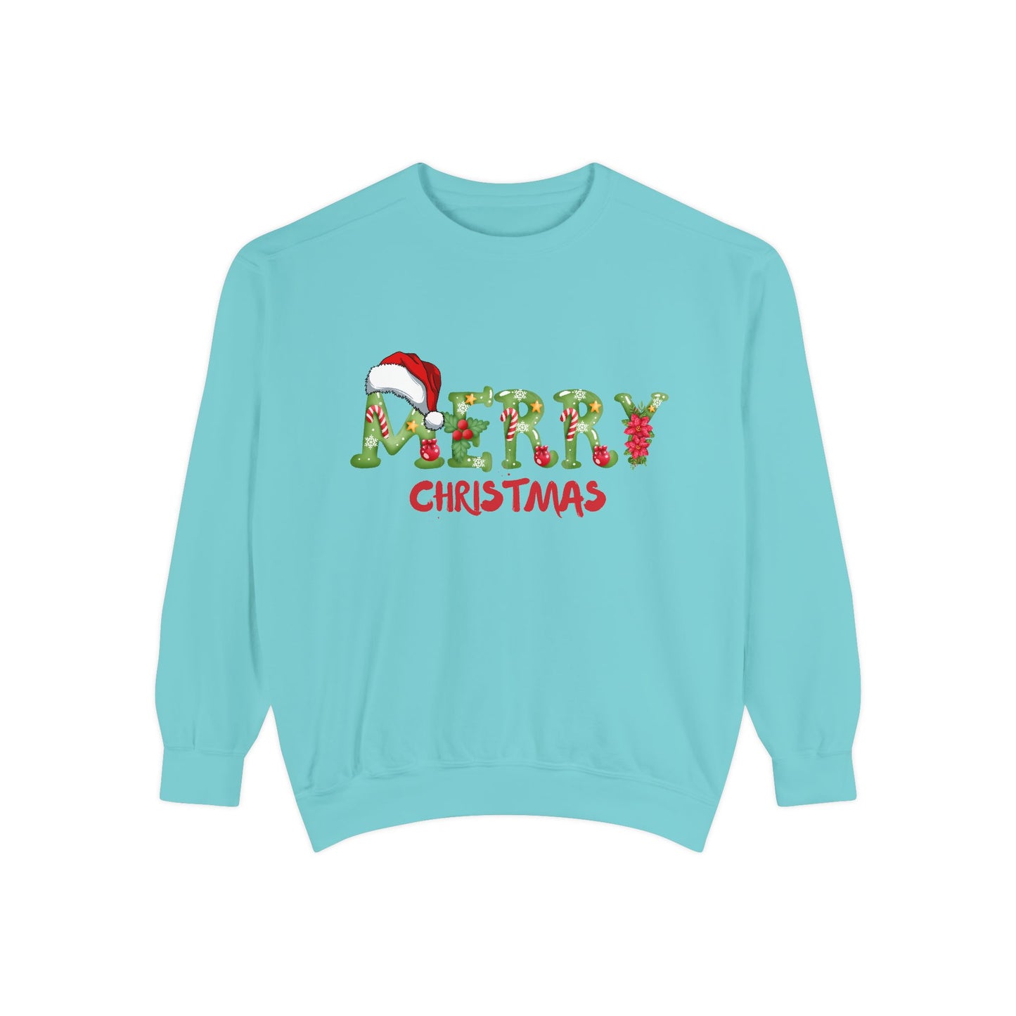 Merry Christmas - Unisex Garment-Dyed Sweatshirt