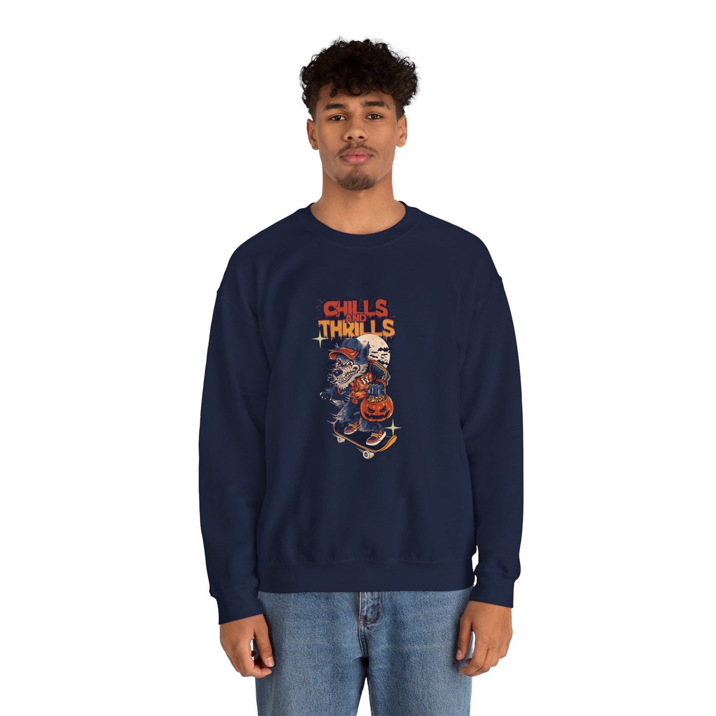 Chills & Thrills - Unisex Heavy Blend™ Crewneck Sweatshirt