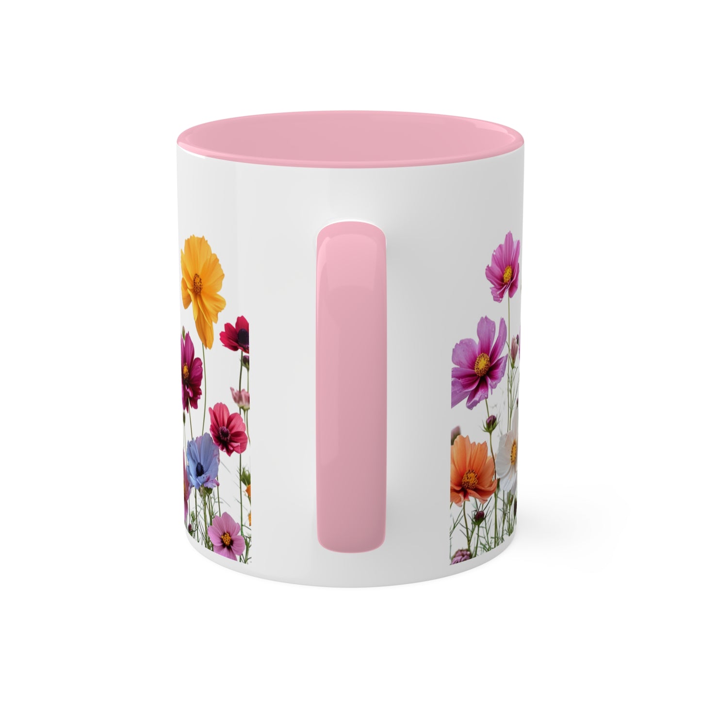 Bright Flowers - Colorful Mugs, 11oz