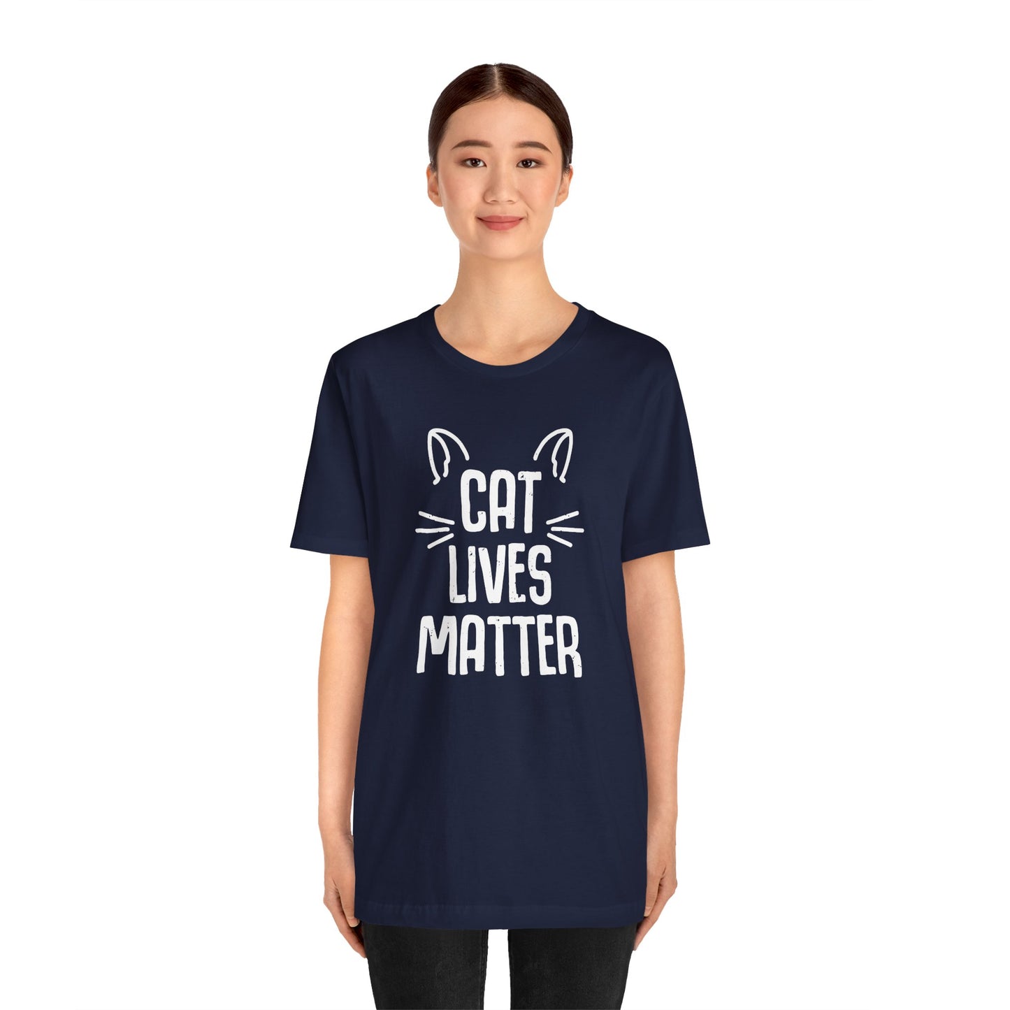 Cat Lives Matter - Unisex Jersey Short Sleeve Tee