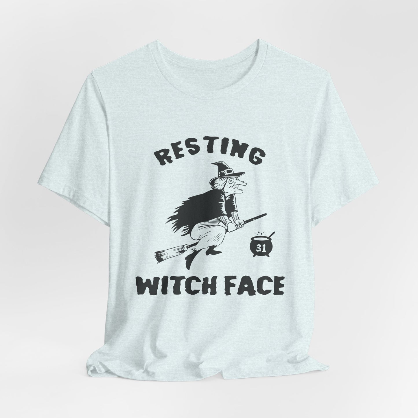Halloween: Resting Witch Face - Unisex Jersey Short Sleeve Tee - 12665