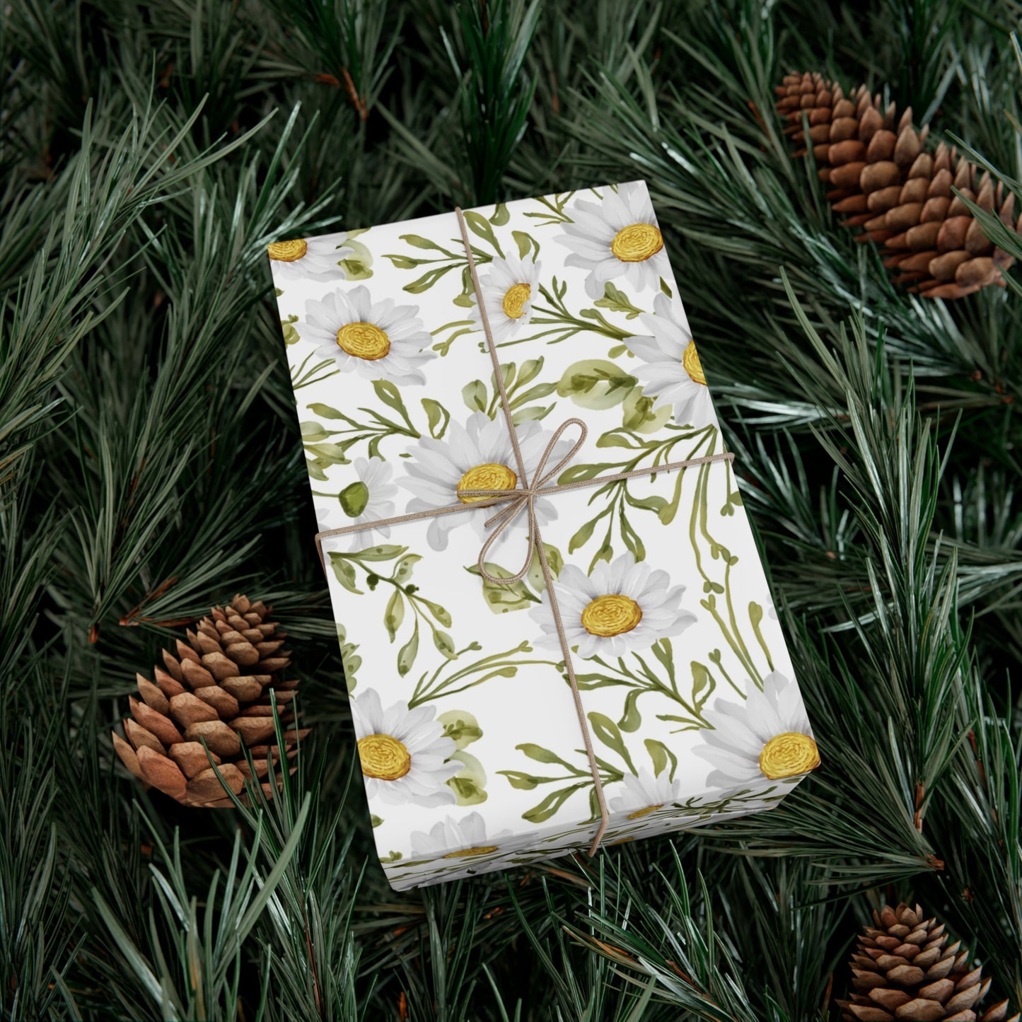 White Flowers - Gift Wrap Papers - 10252
