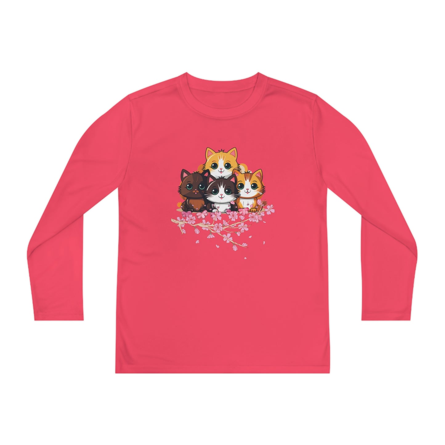 Kittens: Little Bundles of Joy - Youth Long Sleeve Competitor Tee