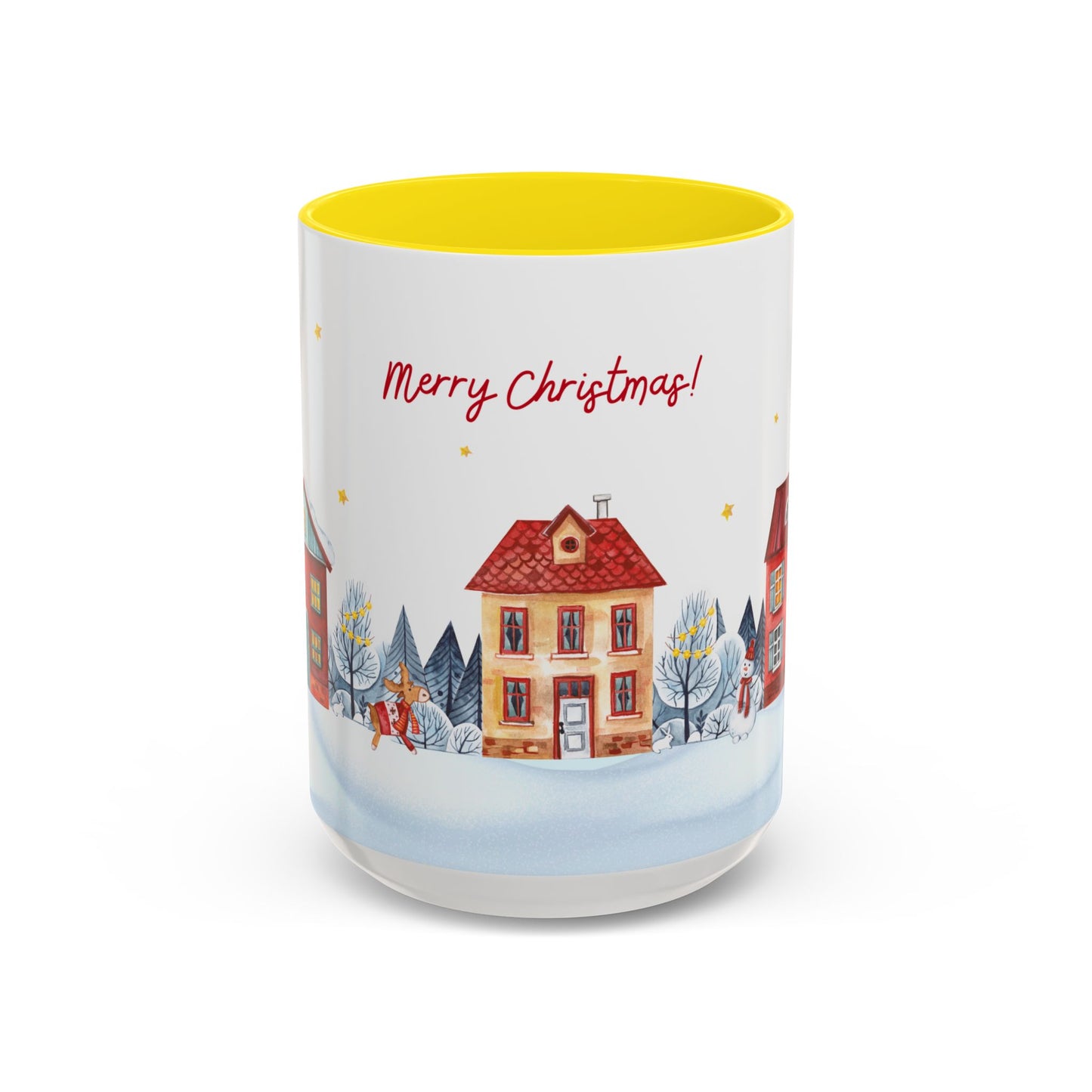 Merry Christmas, Holiday Vibe - Accent Coffee Mug (11, 15oz) - 11079