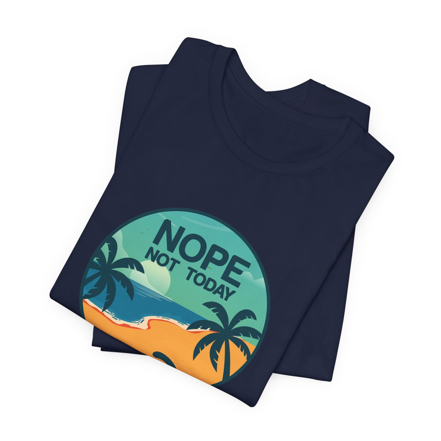 Cat: Nope Not Today - Unisex Jersey Short Sleeve Tee