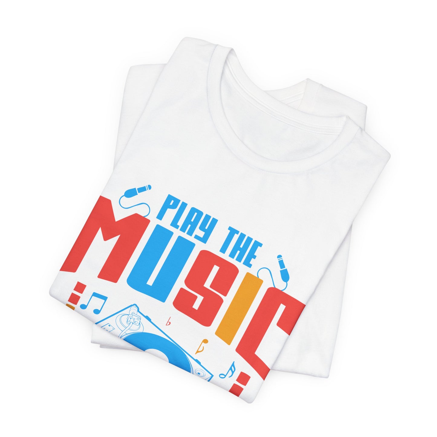 Play The Music Instrument - Unisex Jersey Short Sleeve Tee