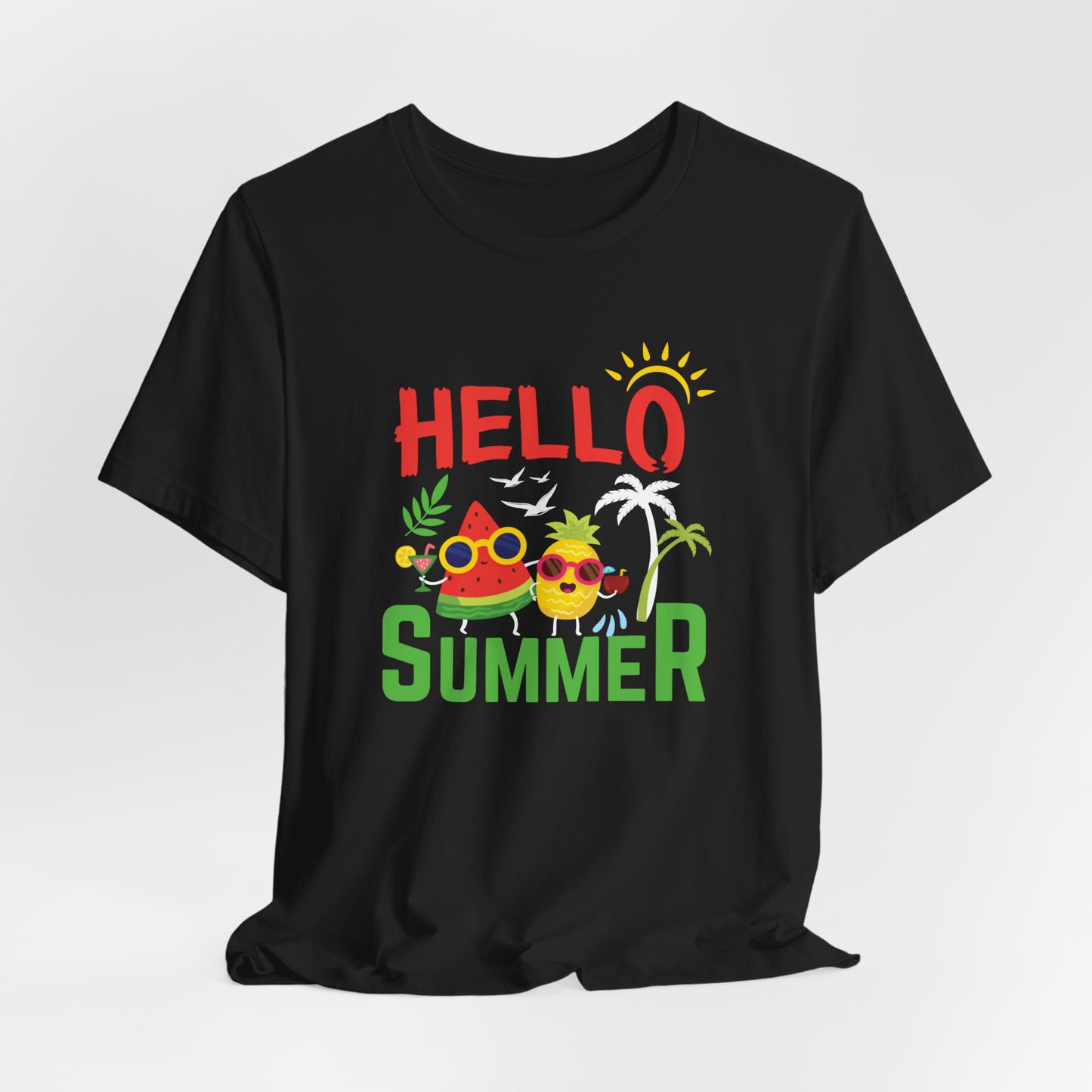 Hello Summer - Unisex Jersey Short Sleeve Tee - 13096