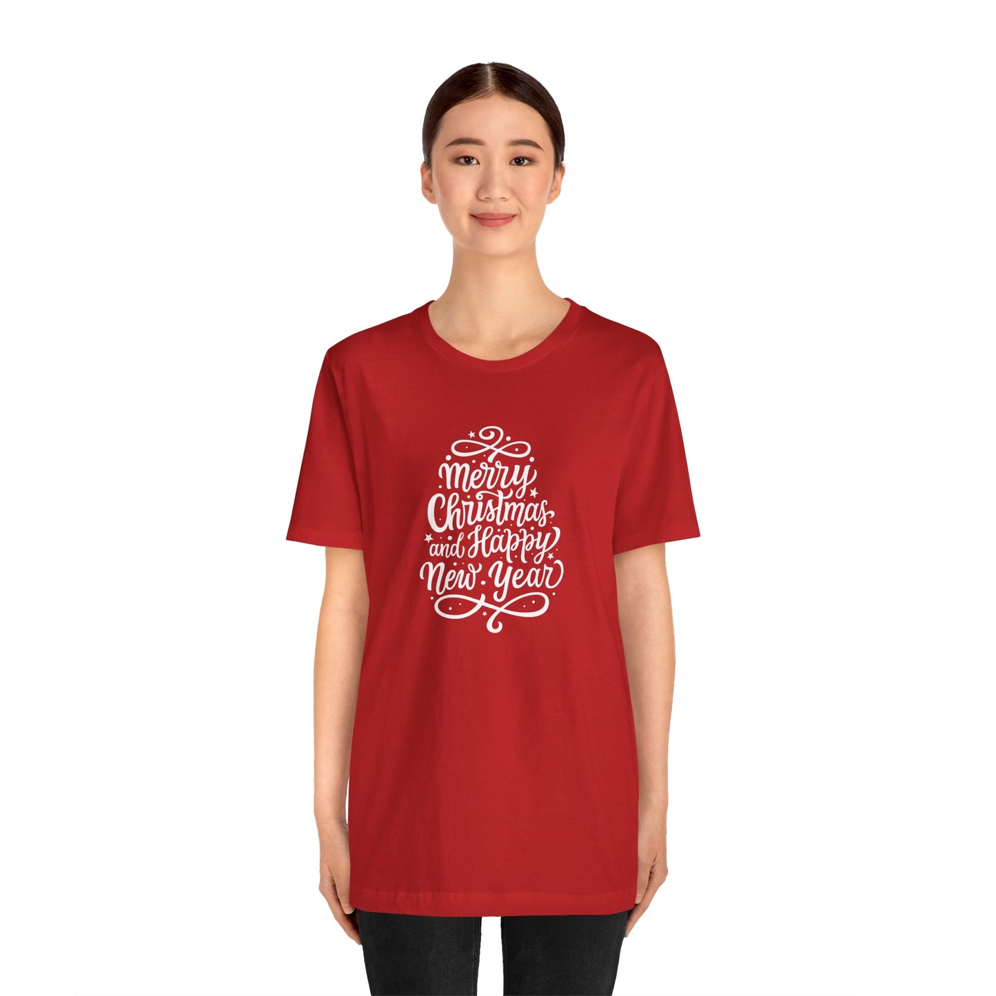 Merry Christmas & Happy New Year - Unisex Jersey Short Sleeve Tee - 10113