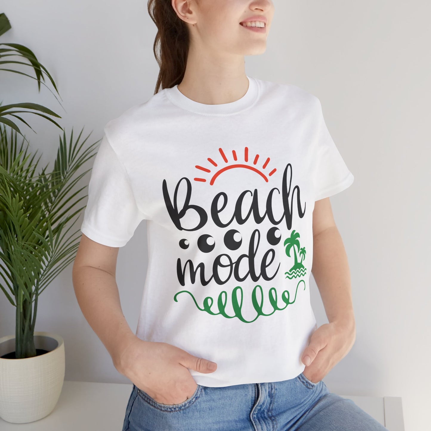 Summer: Beach Mode - Unisex Jersey Short Sleeve Tee - 13238