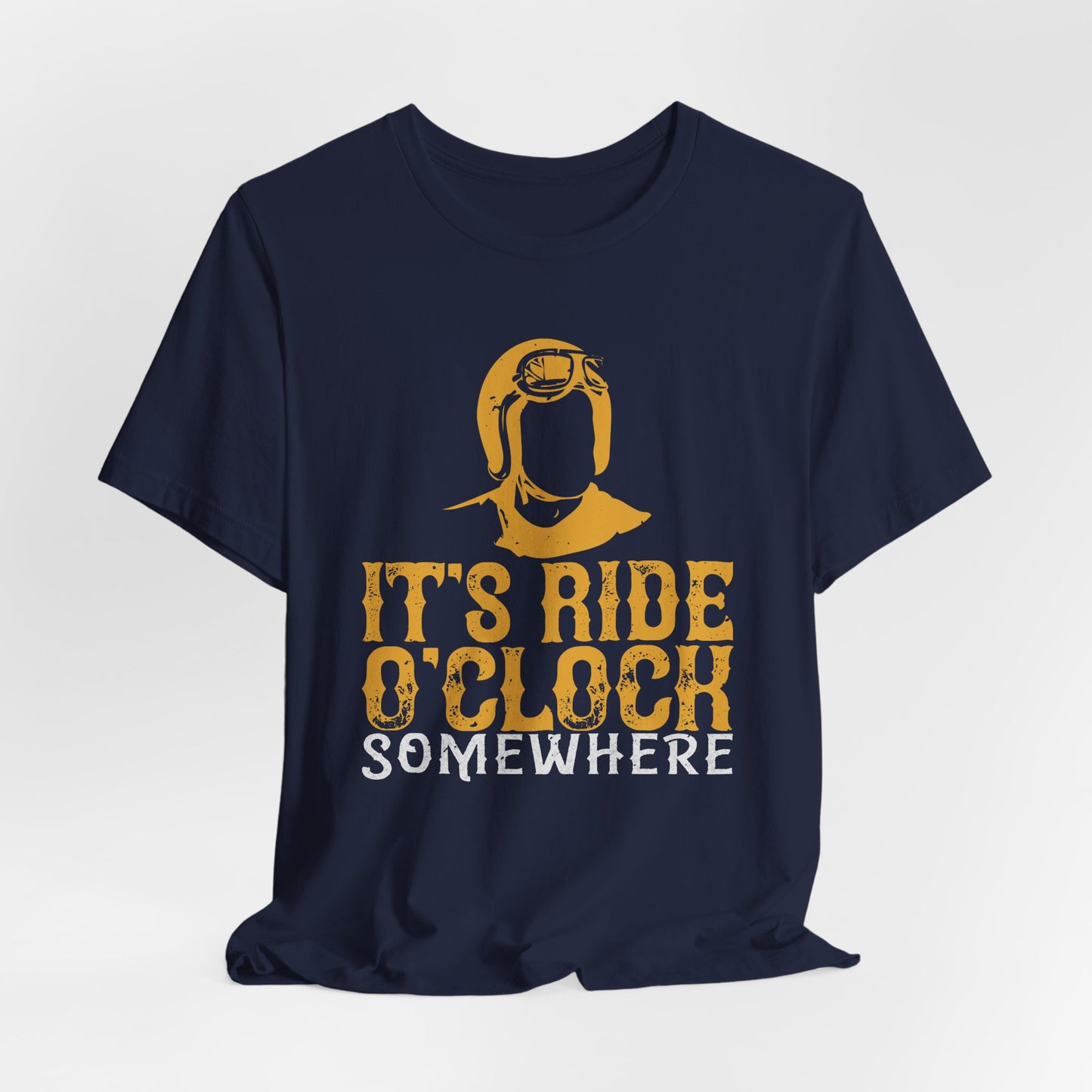 It’s Ride O’Clock Somewhere - Unisex Jersey Short Sleeve Tee - 13755