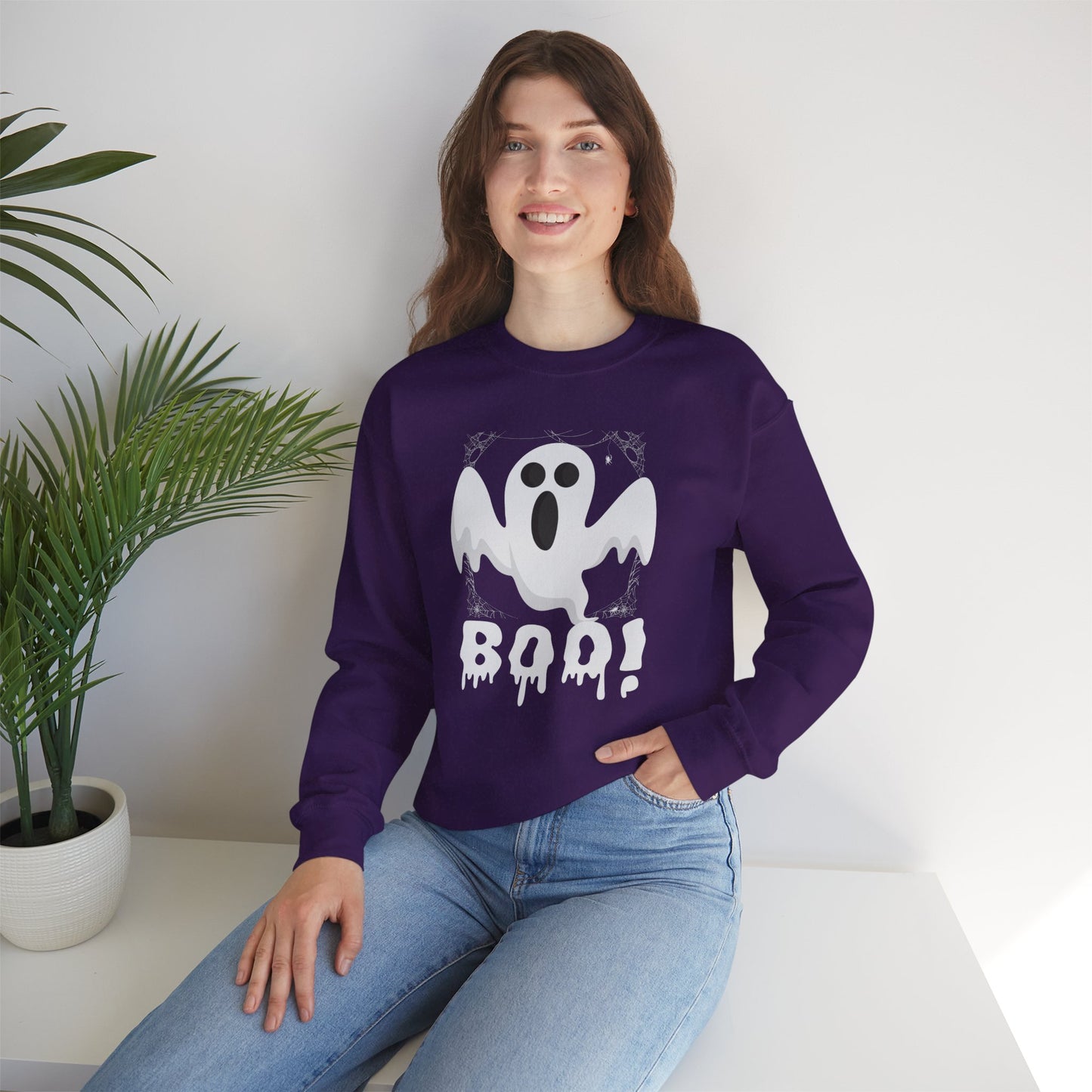 Boo! - Unisex Heavy Blend™ Crewneck Sweatshirt