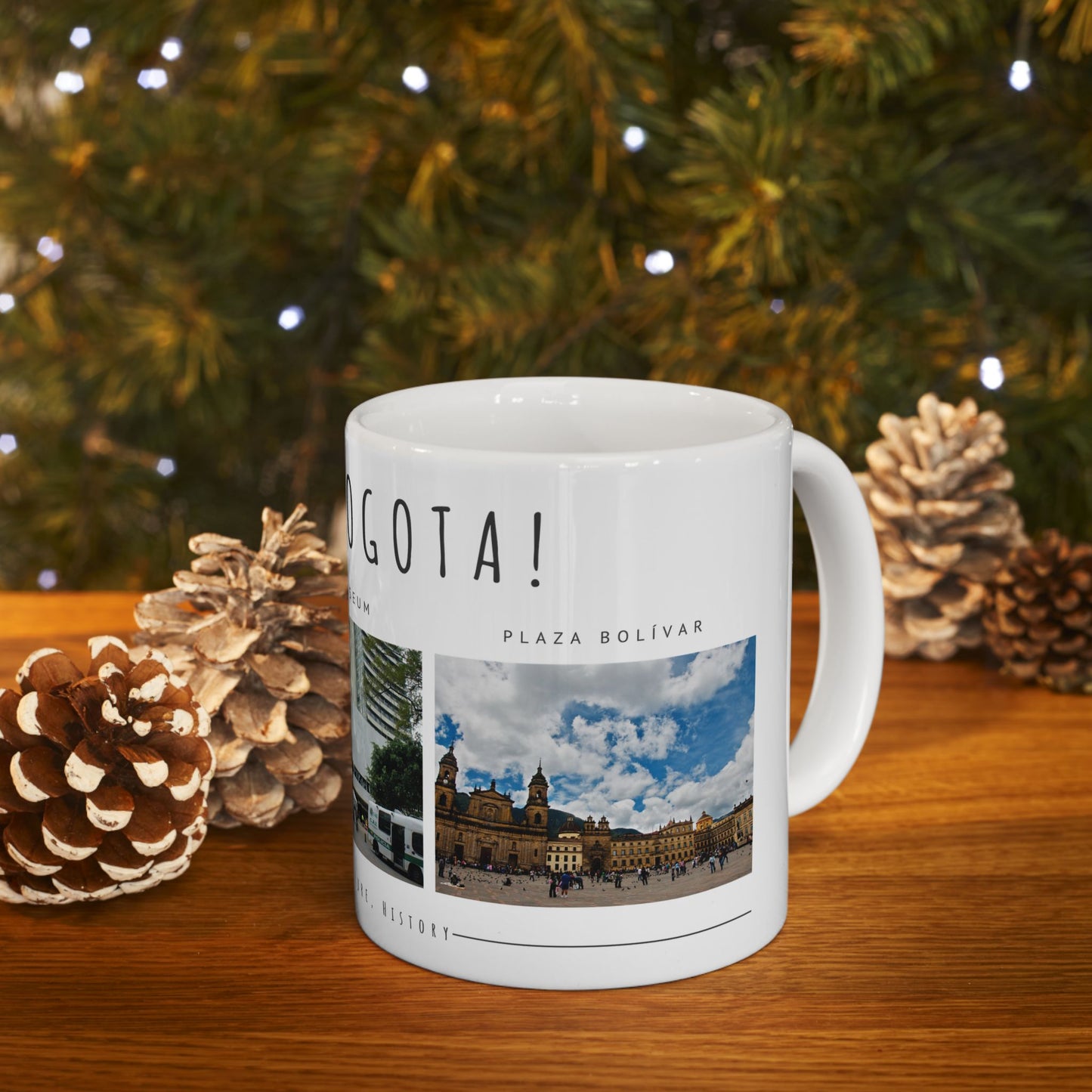 Hello Bogota! Ceramic Coffee Mug - 11oz & 15oz - 12175