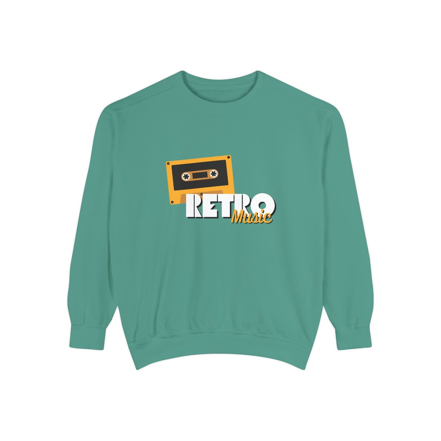 Retro Music - Unisex Garment-Dyed Sweatshirt - 10604