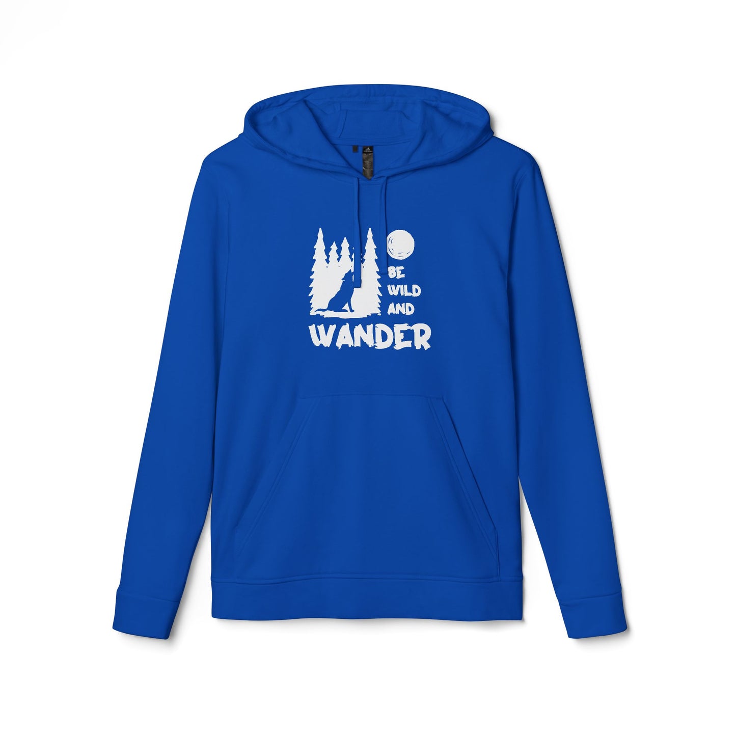 Camping: Be Wild & Wander - Adidas Unisex Fleece Hoodie - 10736