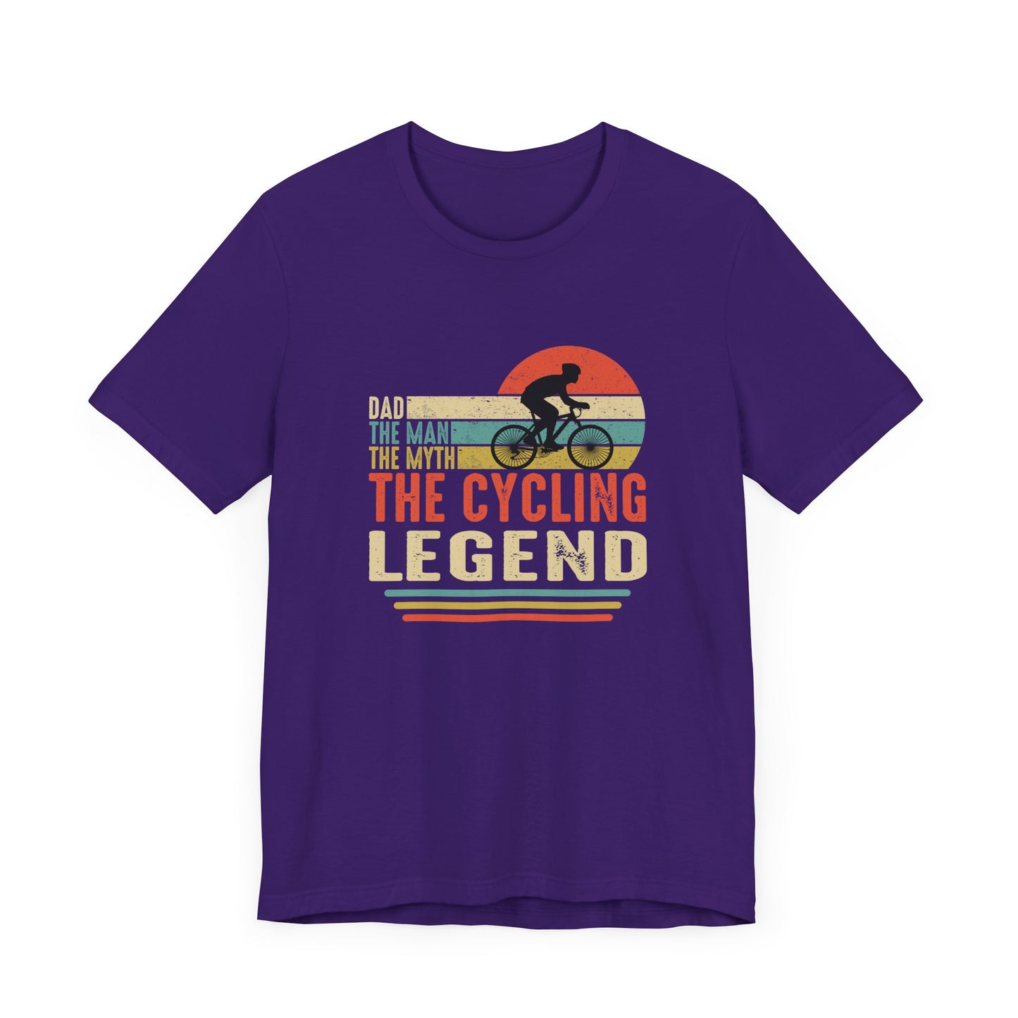 Dad, The Man, The Myth, The Cycling Legend - Unisex Jersey Short Sleeve Tee