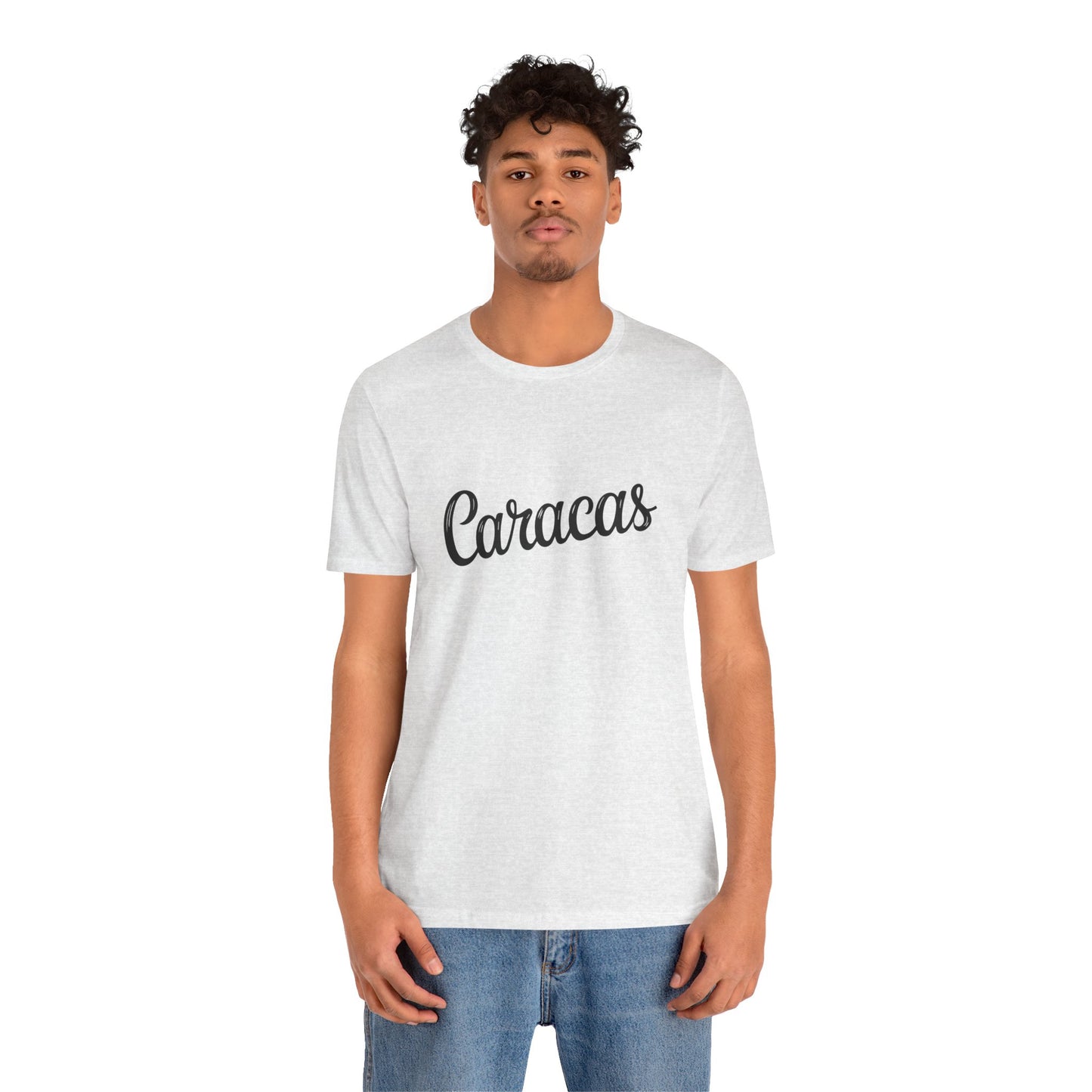 Caracas Unisex Jersey Short Sleeve Tee - Casual Graphic T-Shirt for Everyday Wear - 12270