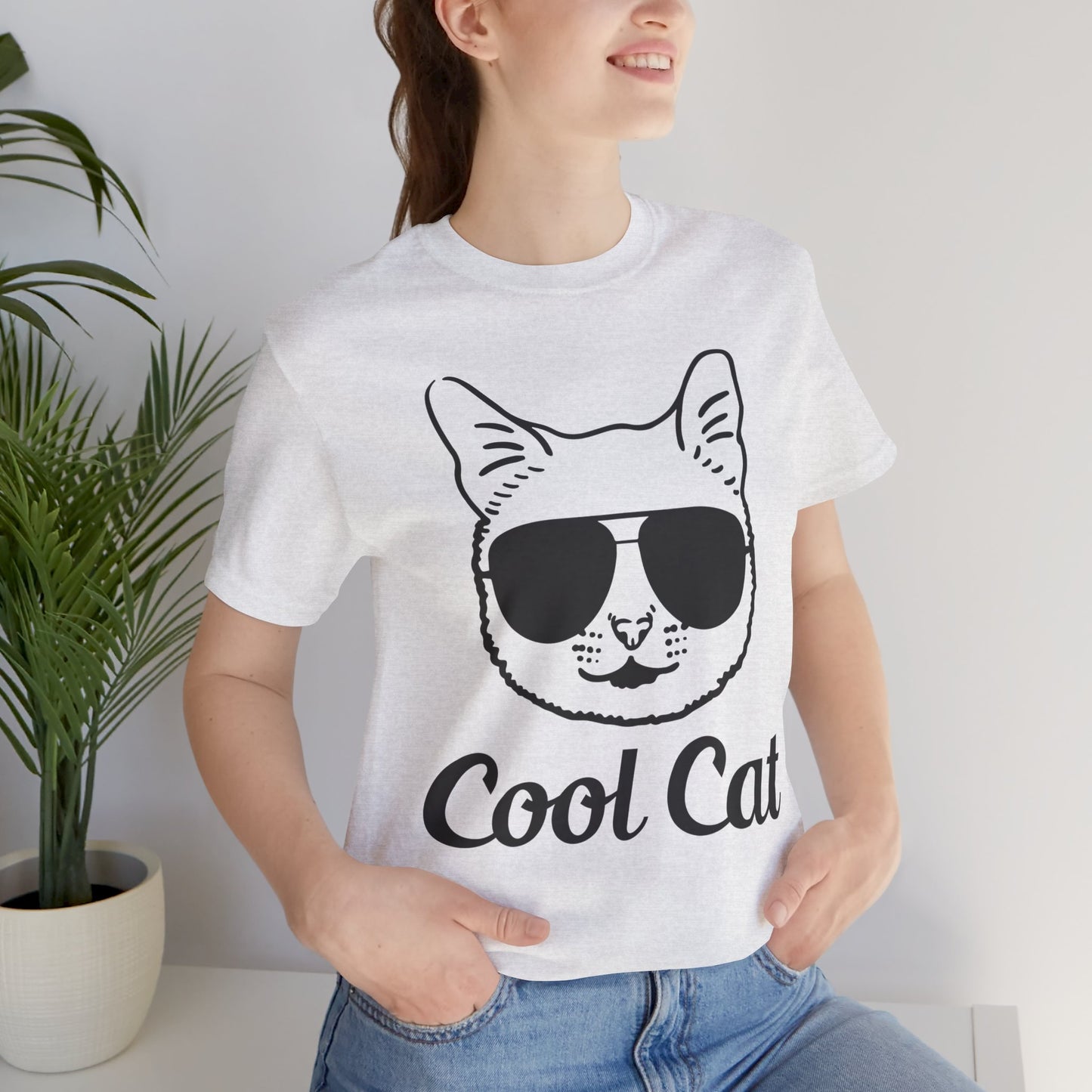 Cool Cat - Unisex Jersey Short Sleeve Tee