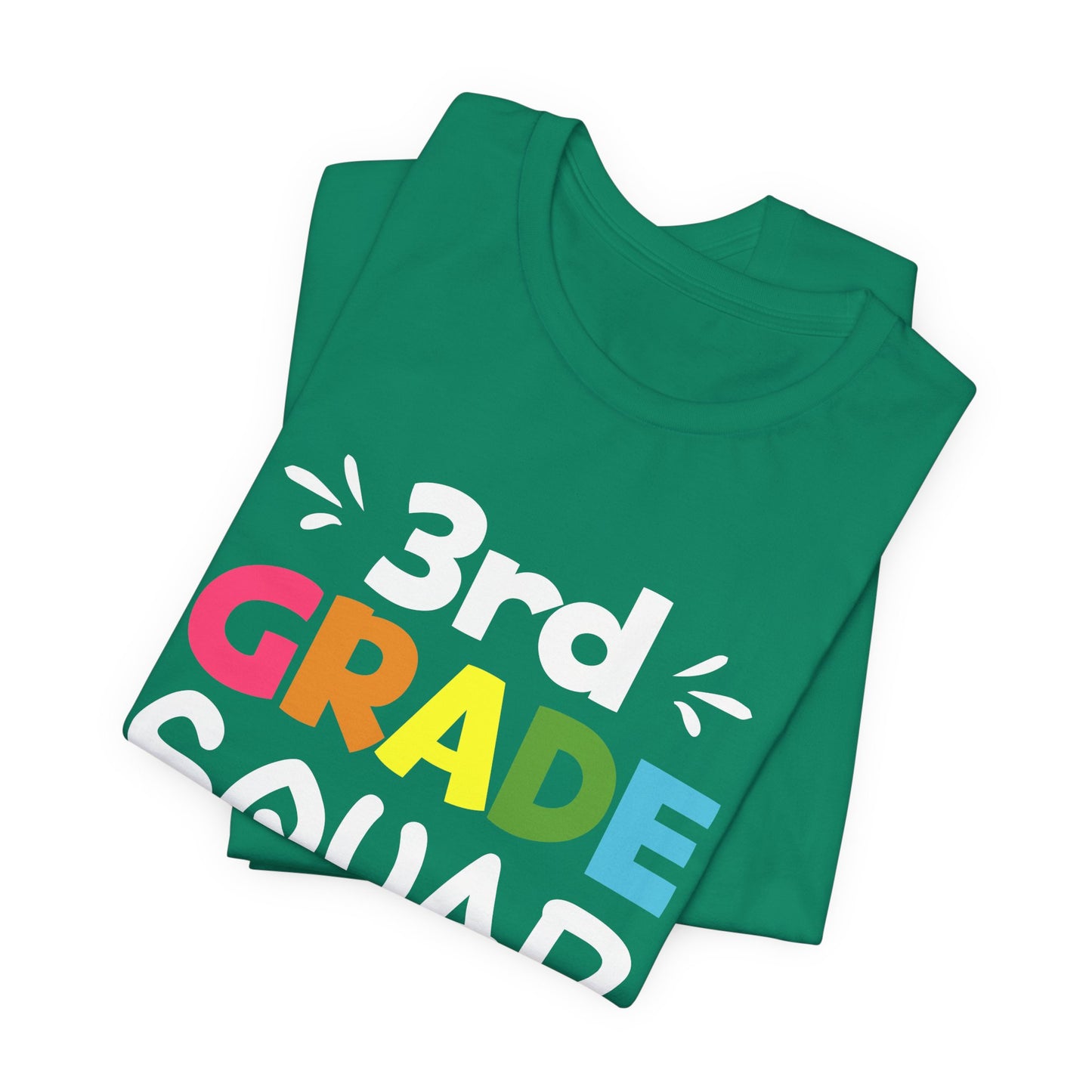 Teacher: 3rd Grade Squad - Unisex Jersey Short Sleeve Tee - 13441