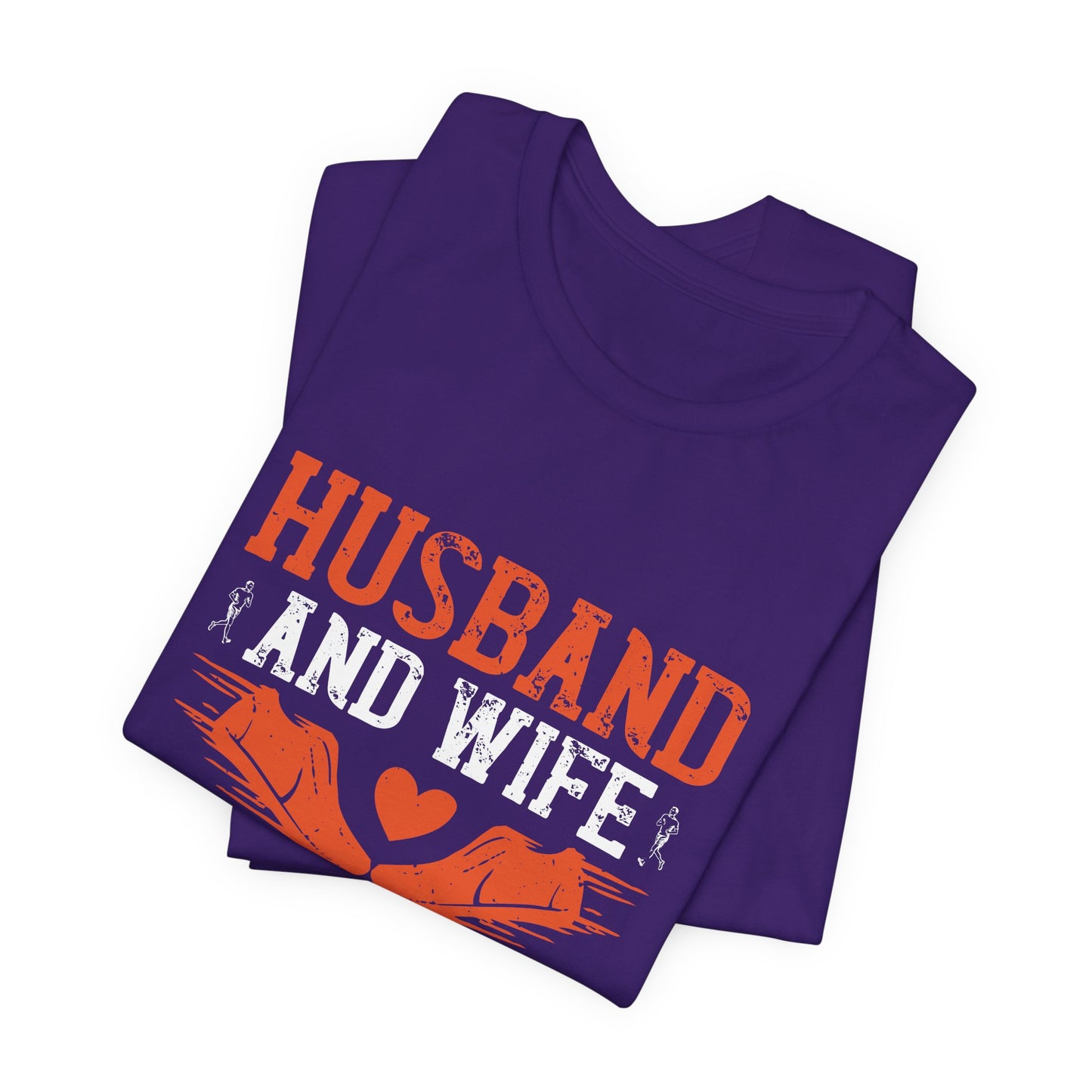 Husband & Wife, Running Partners For Life - Unisex Jersey Short Sleeve Tee