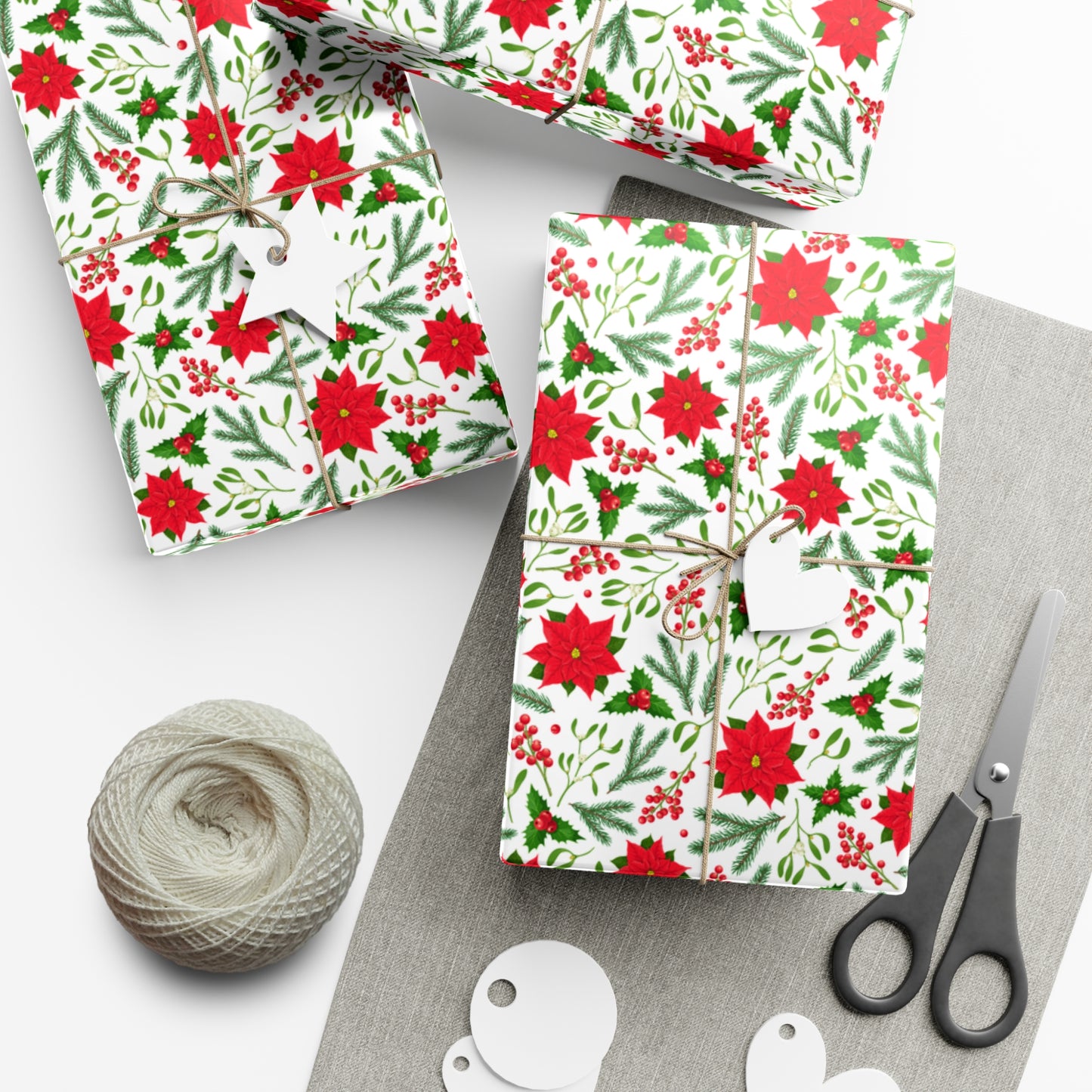 Red Flowers - Gift Wrap Papers - 10209