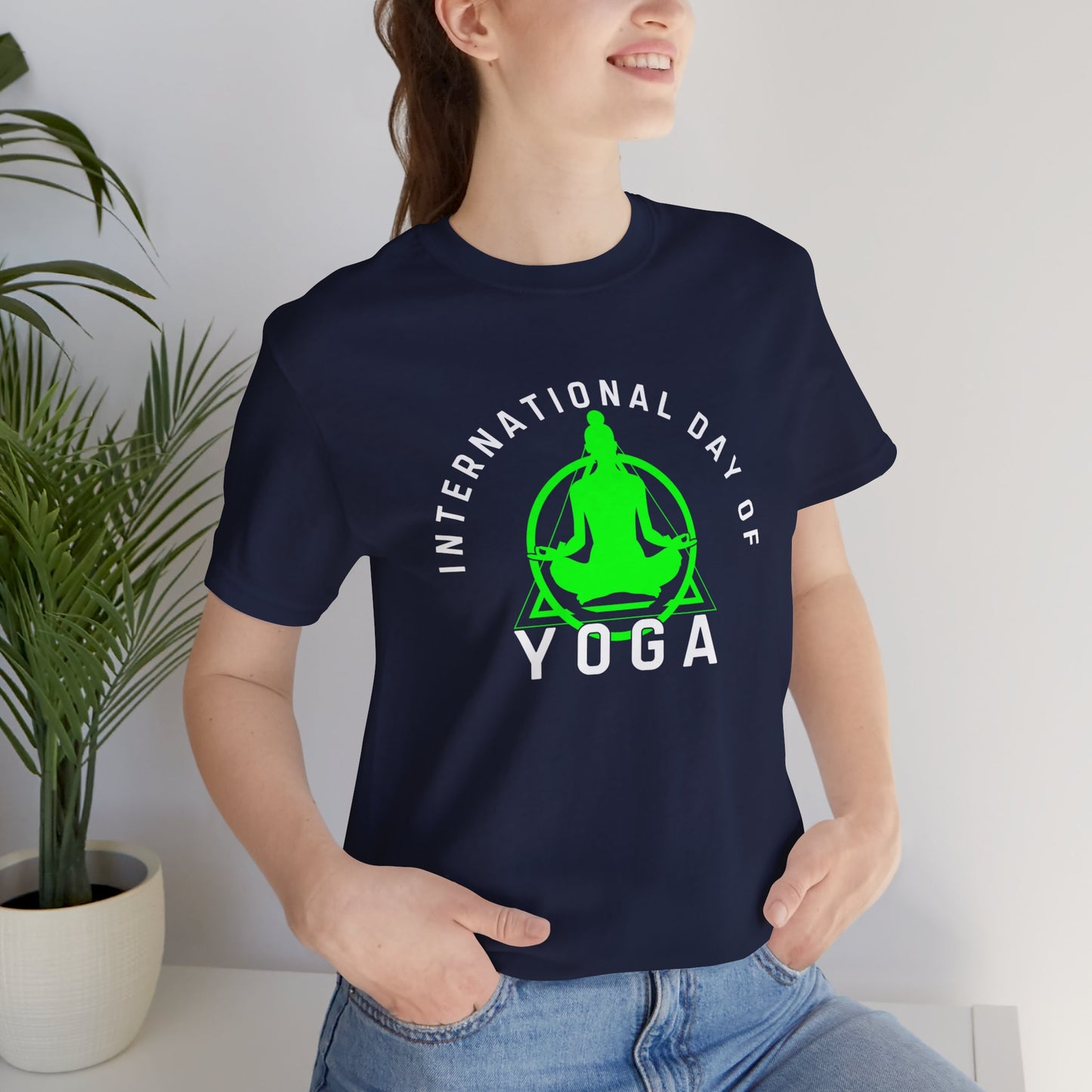 International Day Of Yoga - Unisex Jersey Short Sleeve Tee