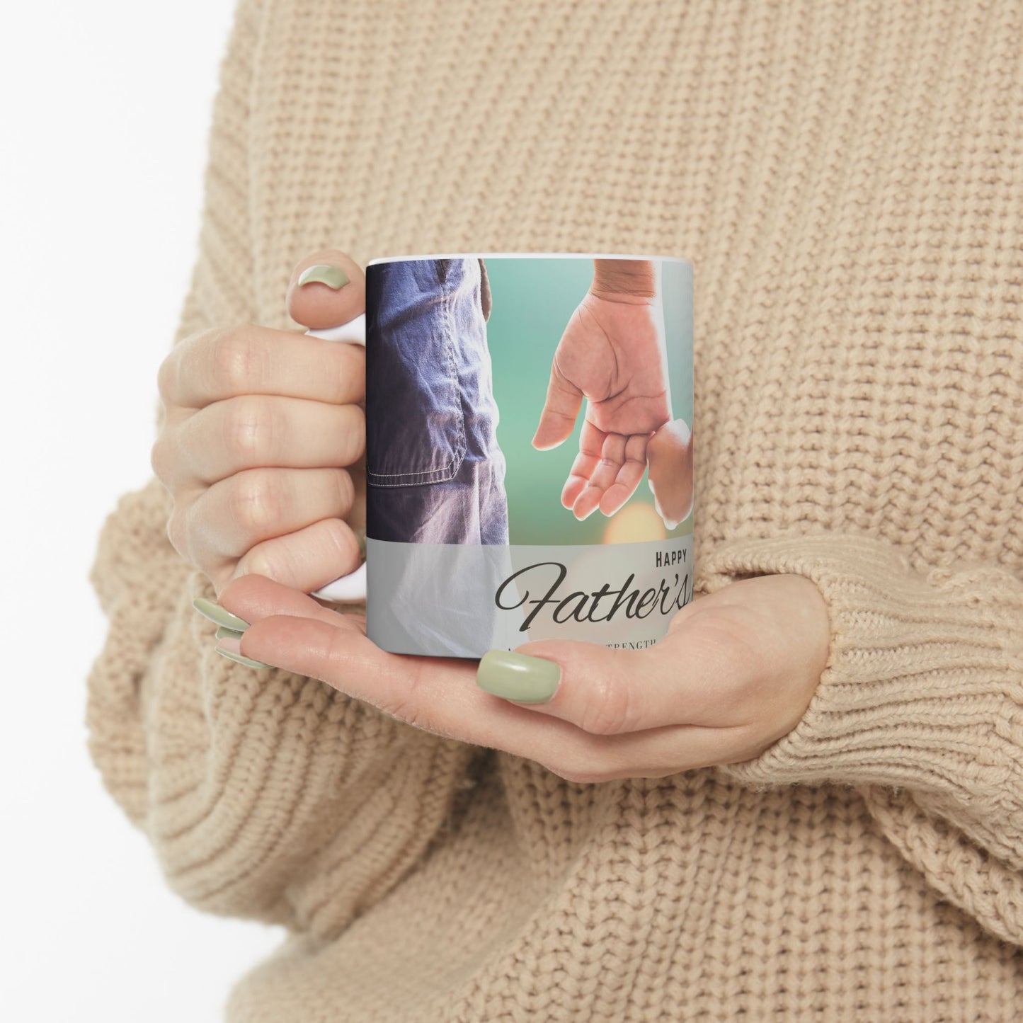 Father's Day Ceramic Mug, Gift for Dad - 12901
