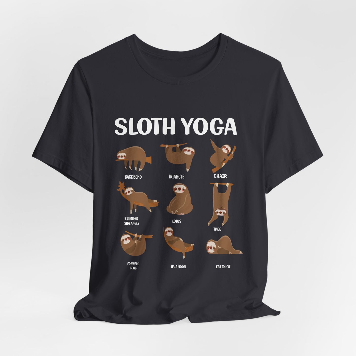 Sloth Yoga - Unisex Jersey Short Sleeve Tee - 12534