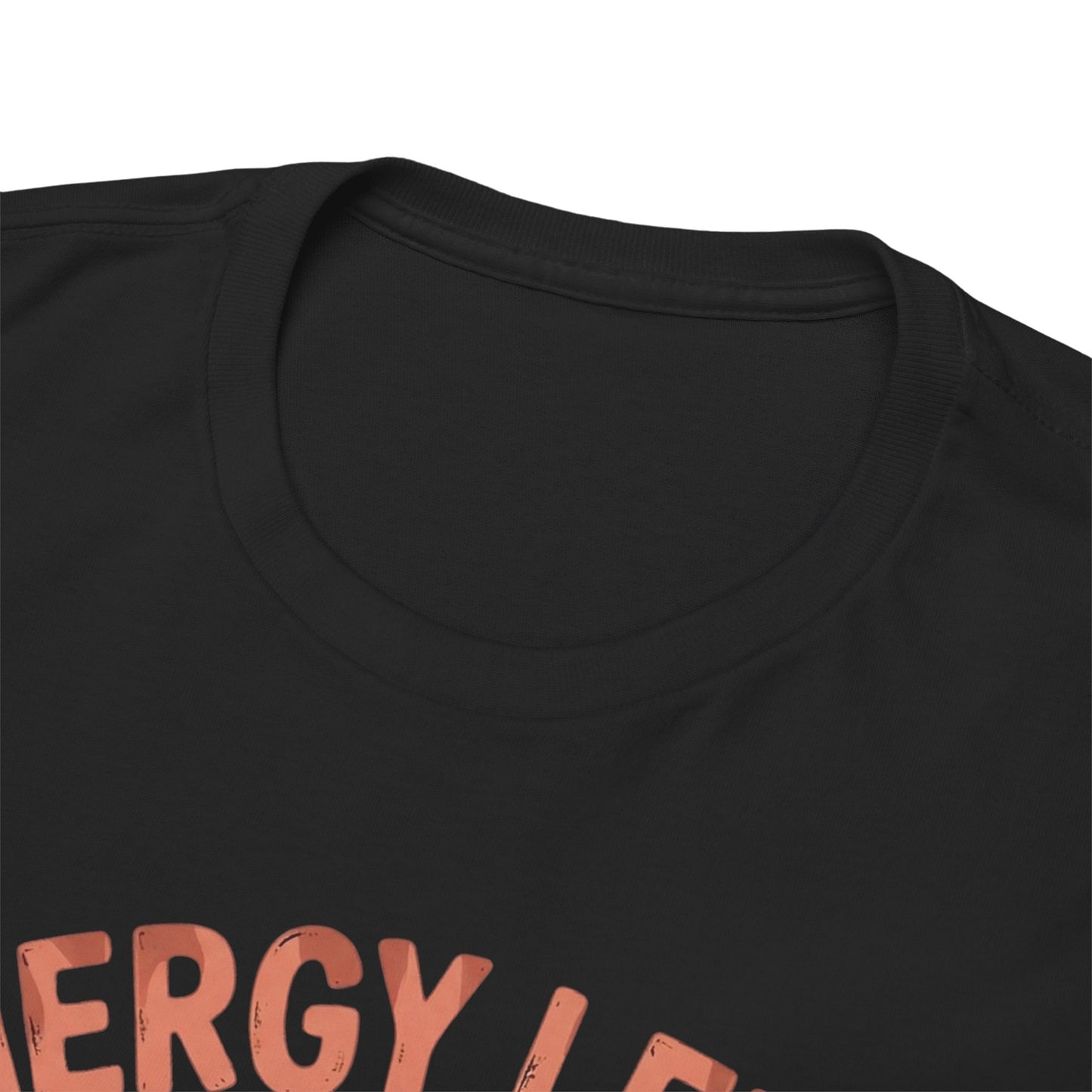 Energy Level: Officially Dead T-Shirt — Funny Cat Graphic Tee, Cat Lover Gift - 14867