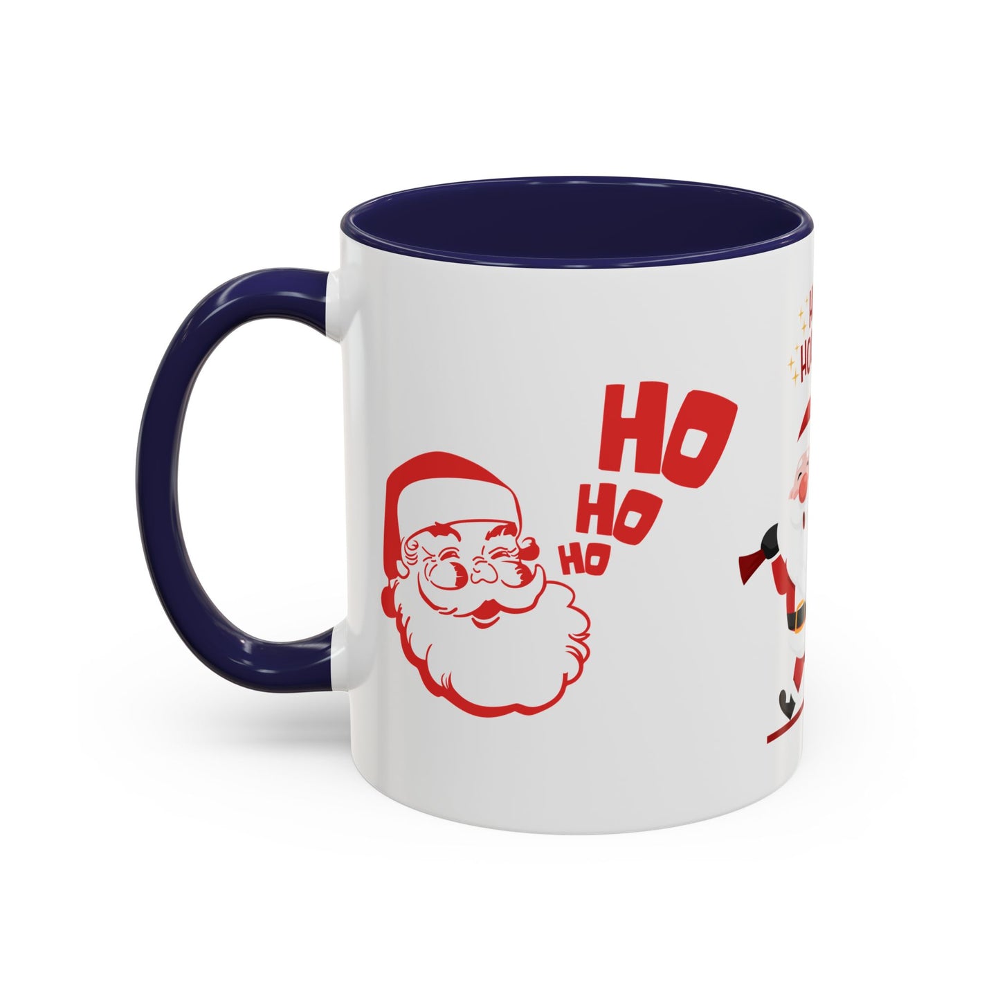 Santa, Ho Ho Holidays  - Accent Coffee Mug (11, 15oz)