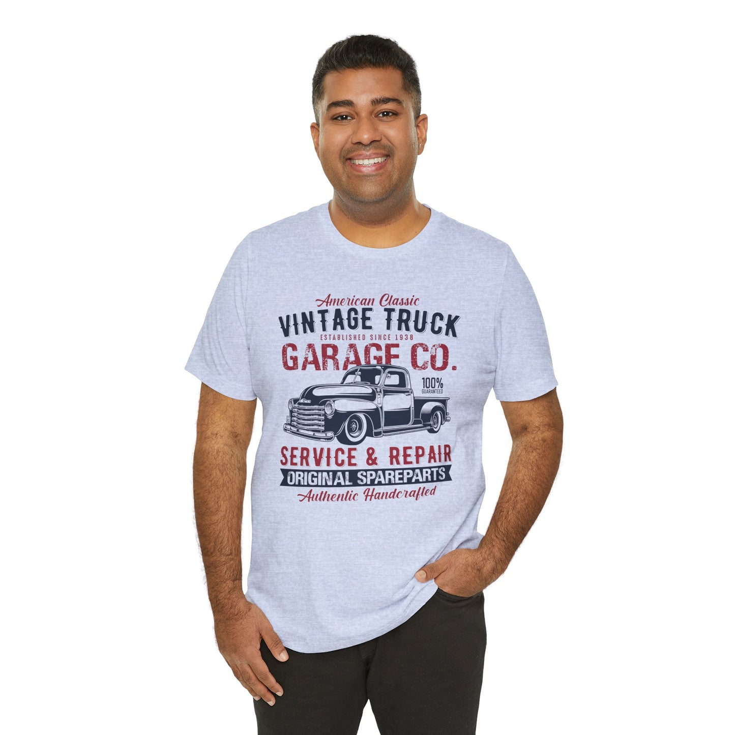 American Classic Vintage Truck - Unisex Jersey Short Sleeve Tee - 12611