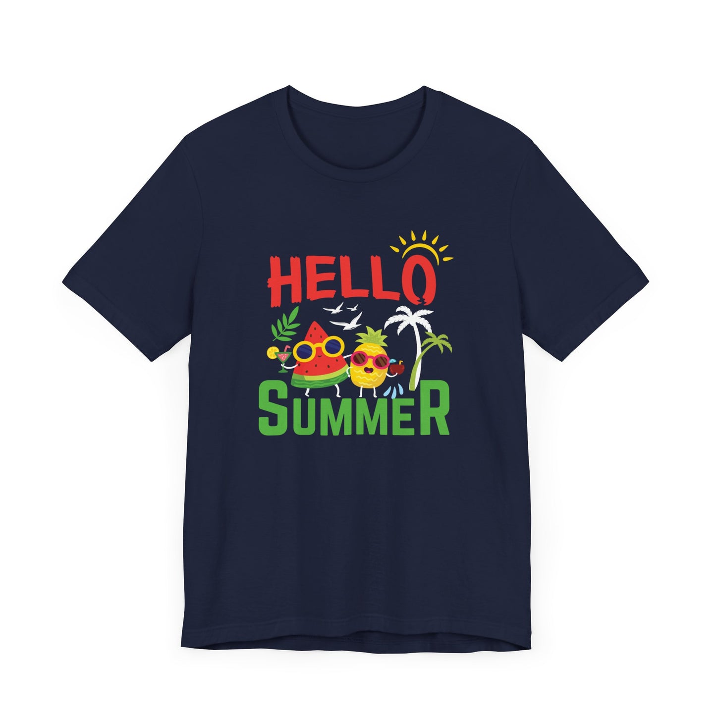 Hello Summer - Unisex Jersey Short Sleeve Tee - 13096