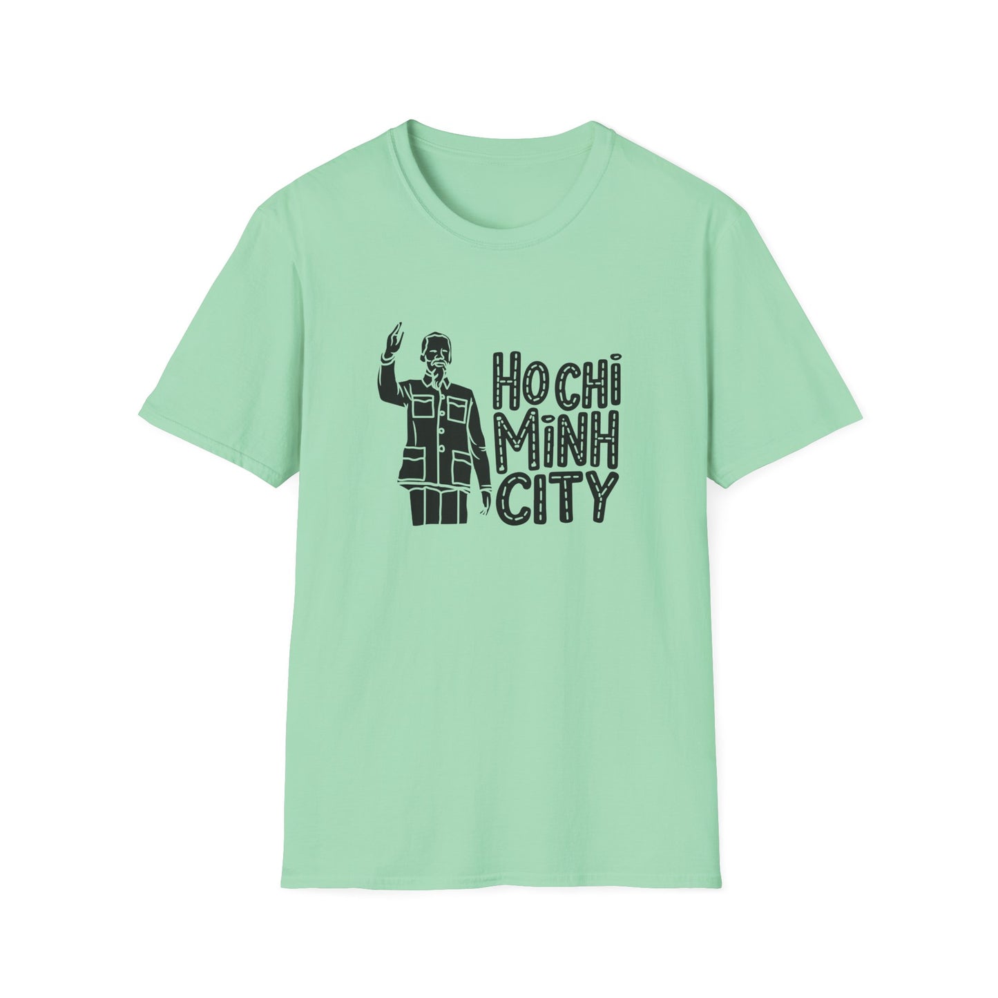 Hochi Minh City Graphic T-Shirt - Unisex Softstyle Tee - 12140