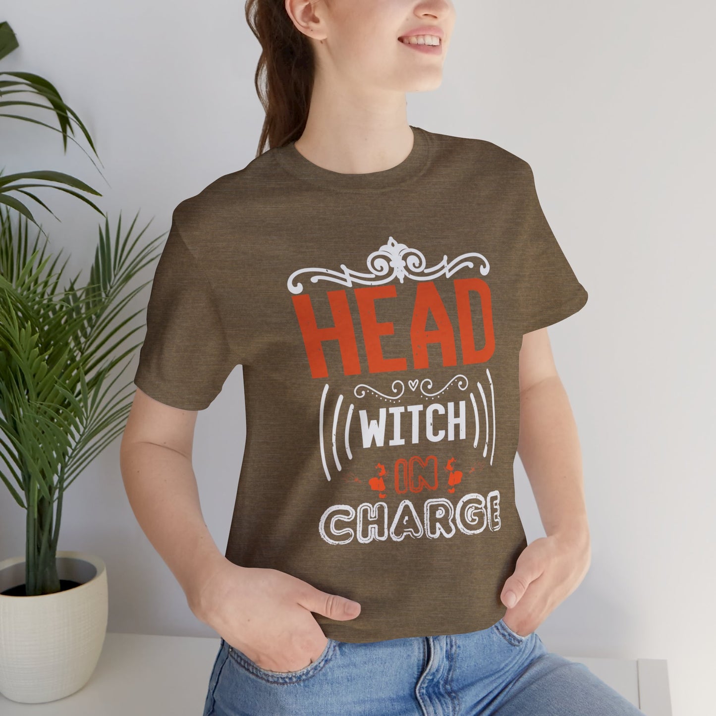 Head Witch in Charge - Unisex Jersey Short Sleeve Tee