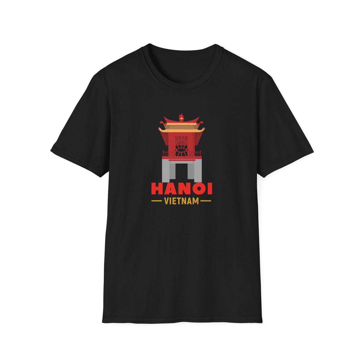 Hanoi Vietnam Graphic Unisex T-Shirt - Travel Souvenir Tee - 12264