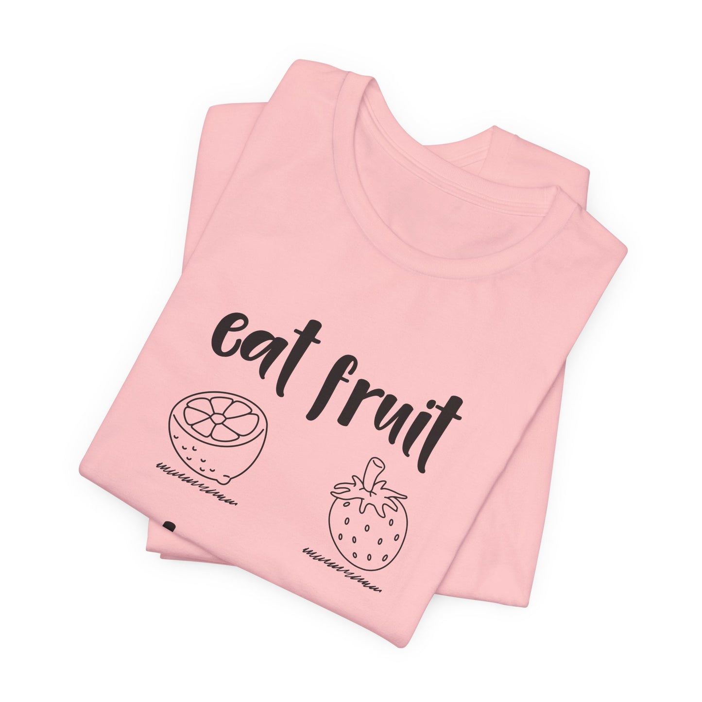 Vegan: Eat Fruit Not Friends - Unisex Jersey Short Sleeve Tee