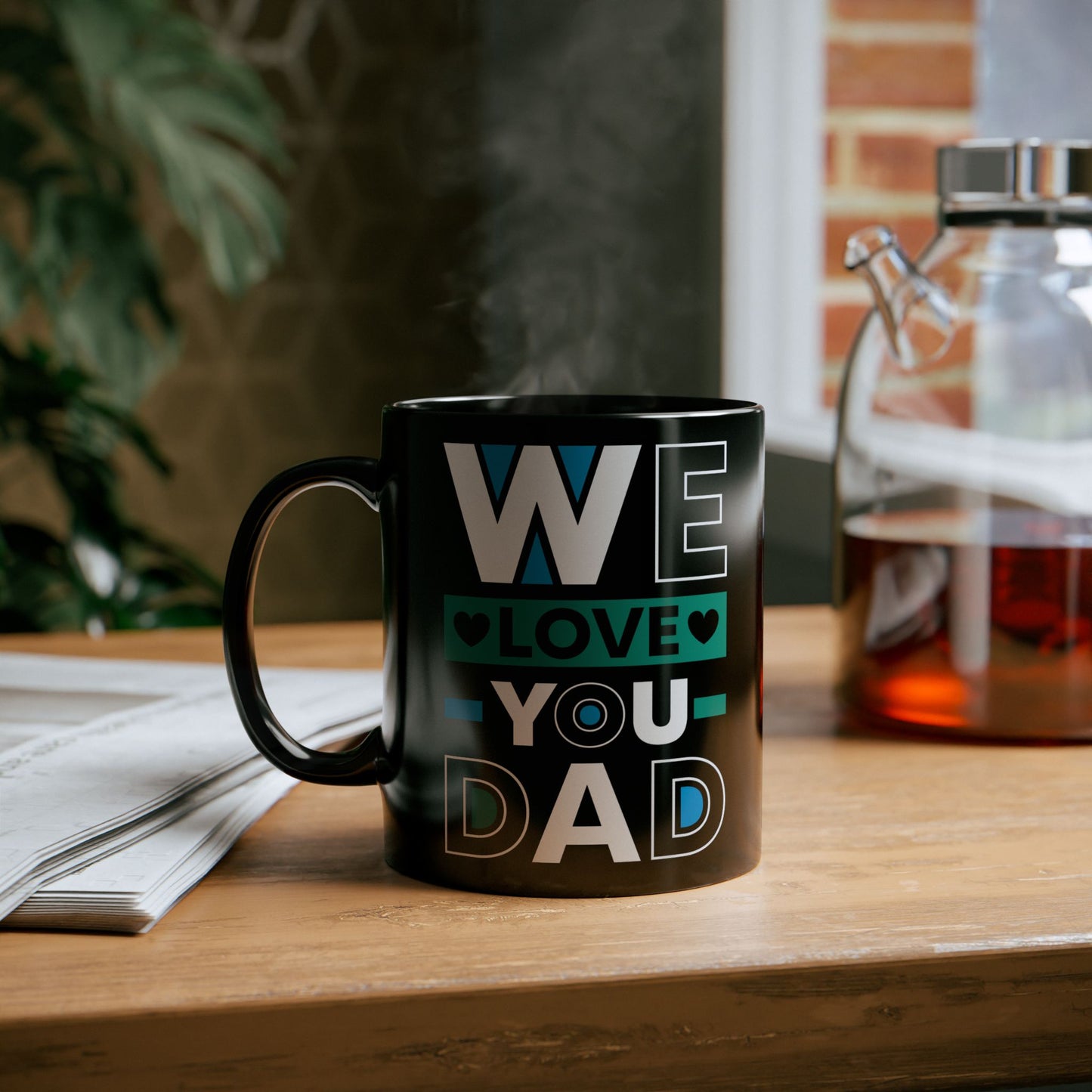 We Love You Dad Black Mug for Dad, 11/15oz - 12914