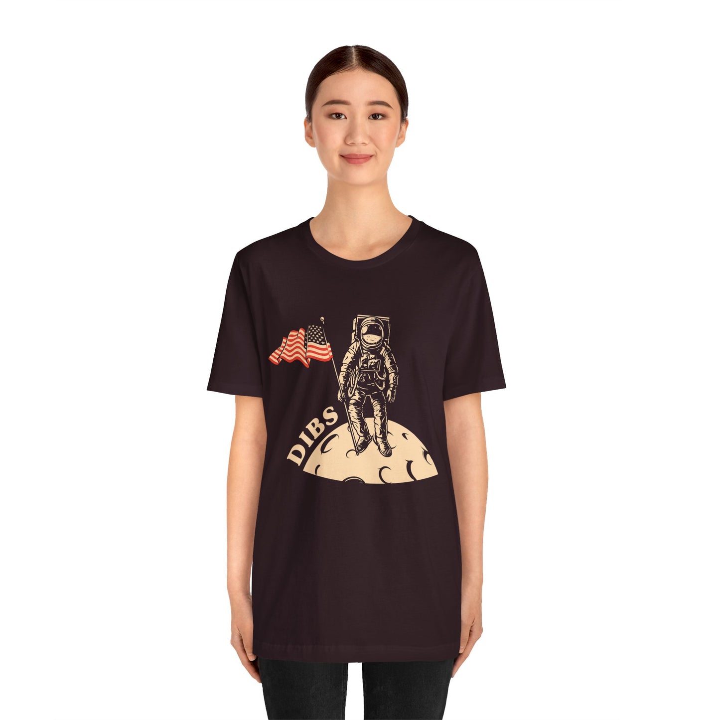 US, July 4th,  Astronaut Adventure Tee - DIBS on the Moon, Space Lover Shirt,  Unisex Astronaut Tee - 13737