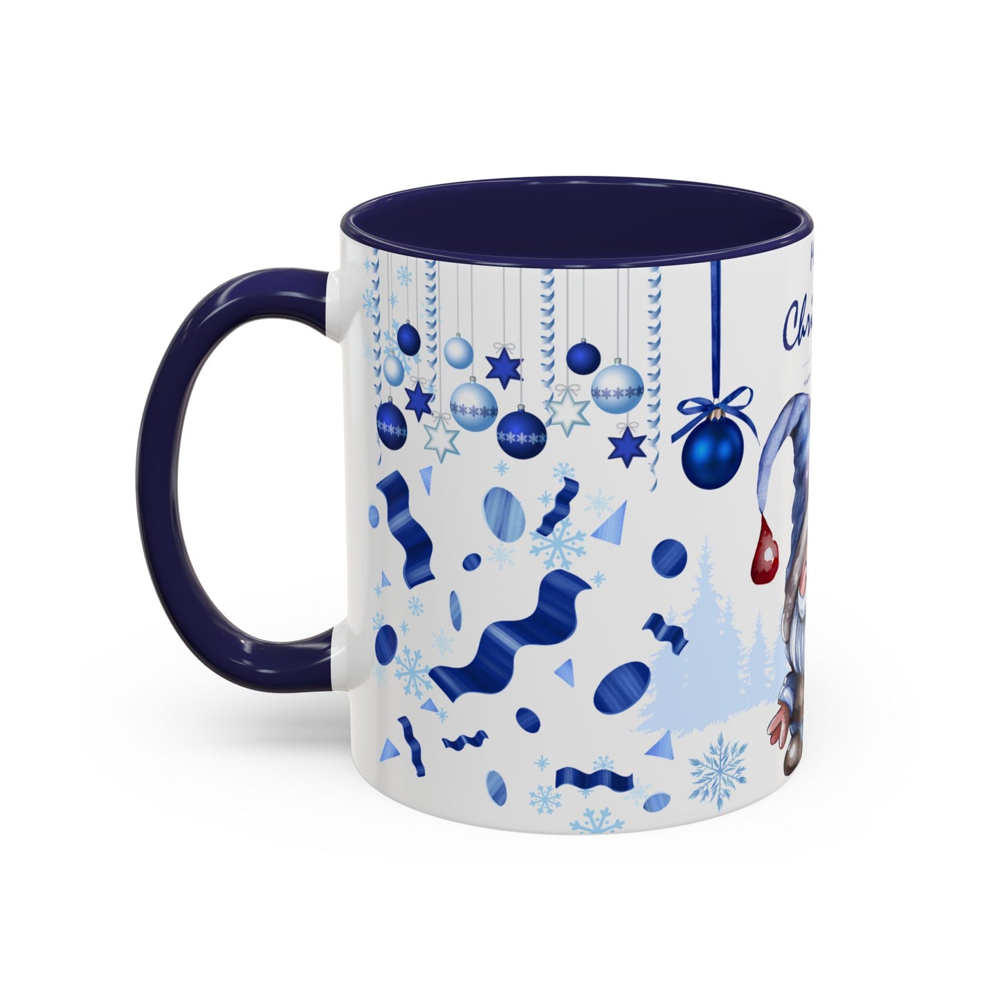 Blue Christmas - Accent Coffee Mug (11, 15oz)