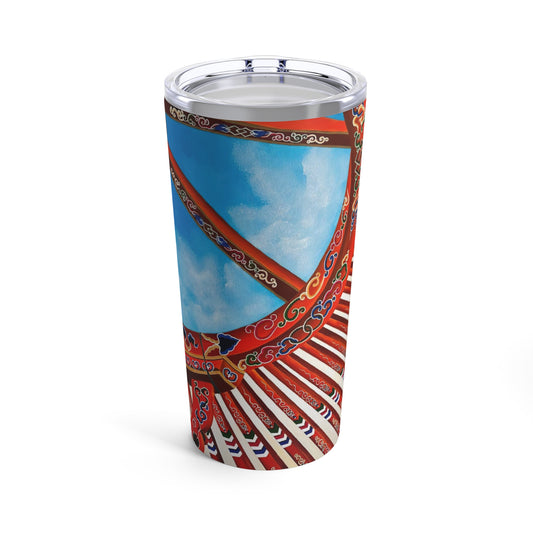 Mongol Yurt Top - Tumbler 20oz