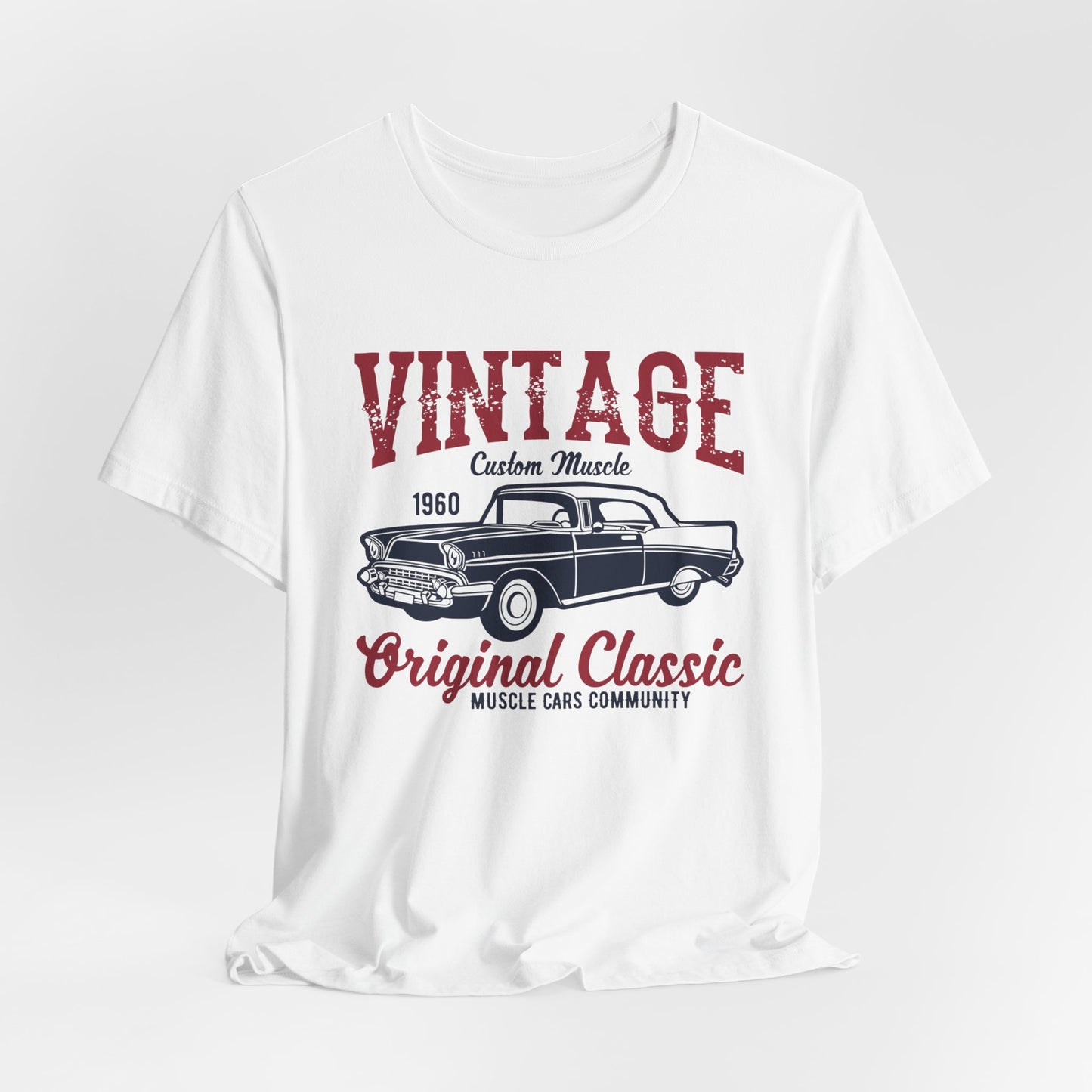 Vintage Custom Muscle, Original Classic - Unisex Jersey Short Sleeve Tee - 12612
