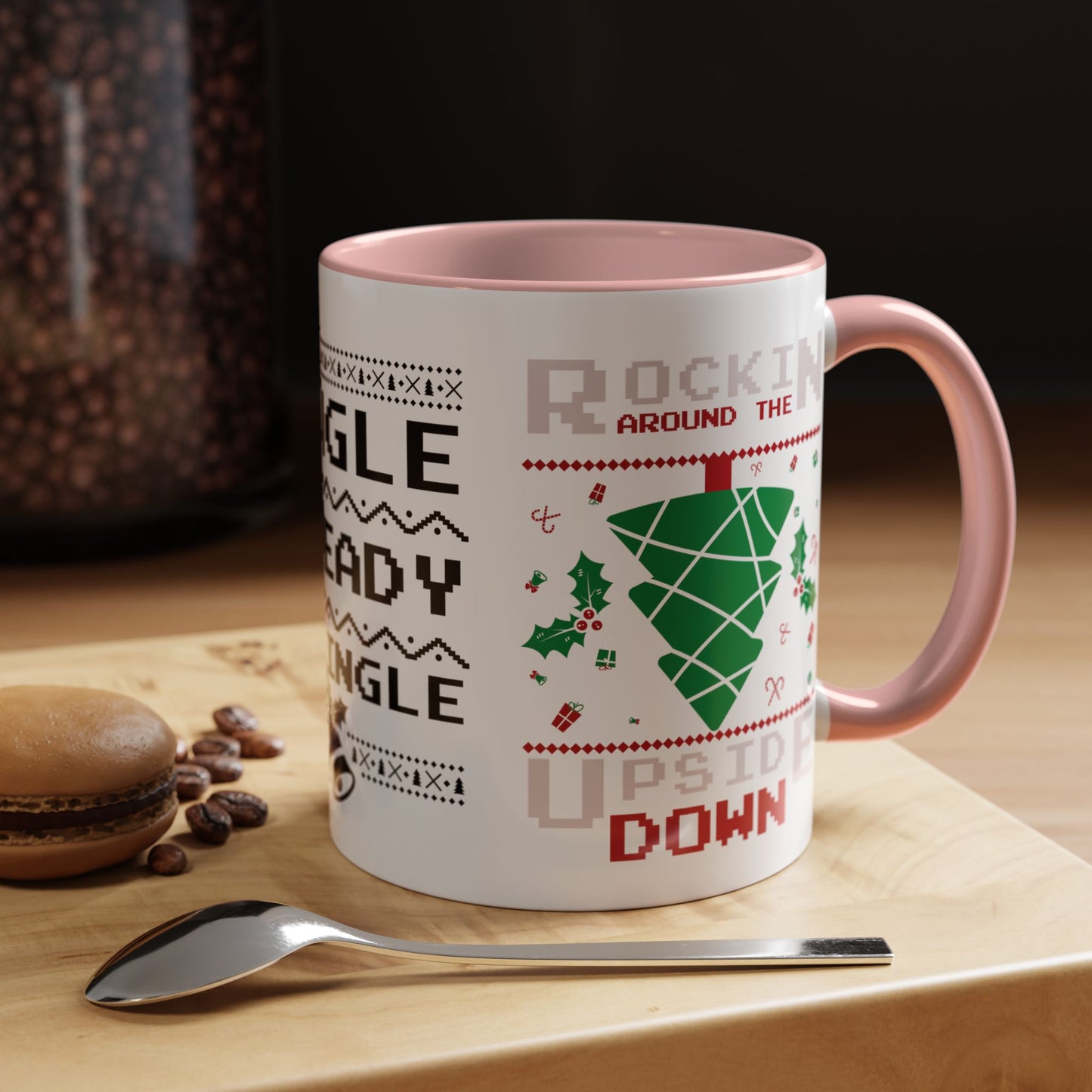 Single and Ready to Jingle - Accent Coffee Mug (11, 15oz)