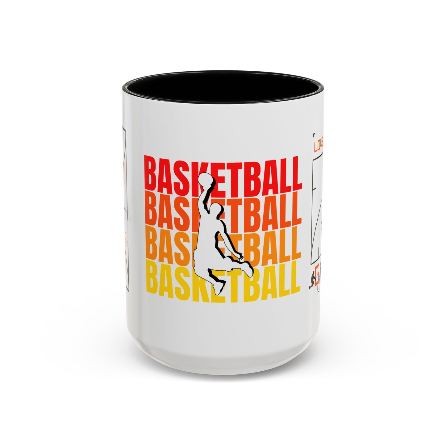 Basketball - Accent Coffee Mug (11, 15oz) - 10715