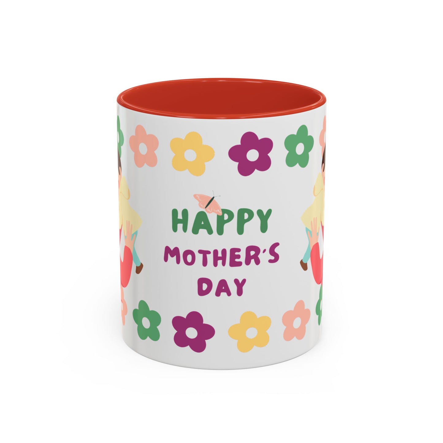 Happy Mother's Day Floral Accent Coffee Mug - 11/15oz - 12491